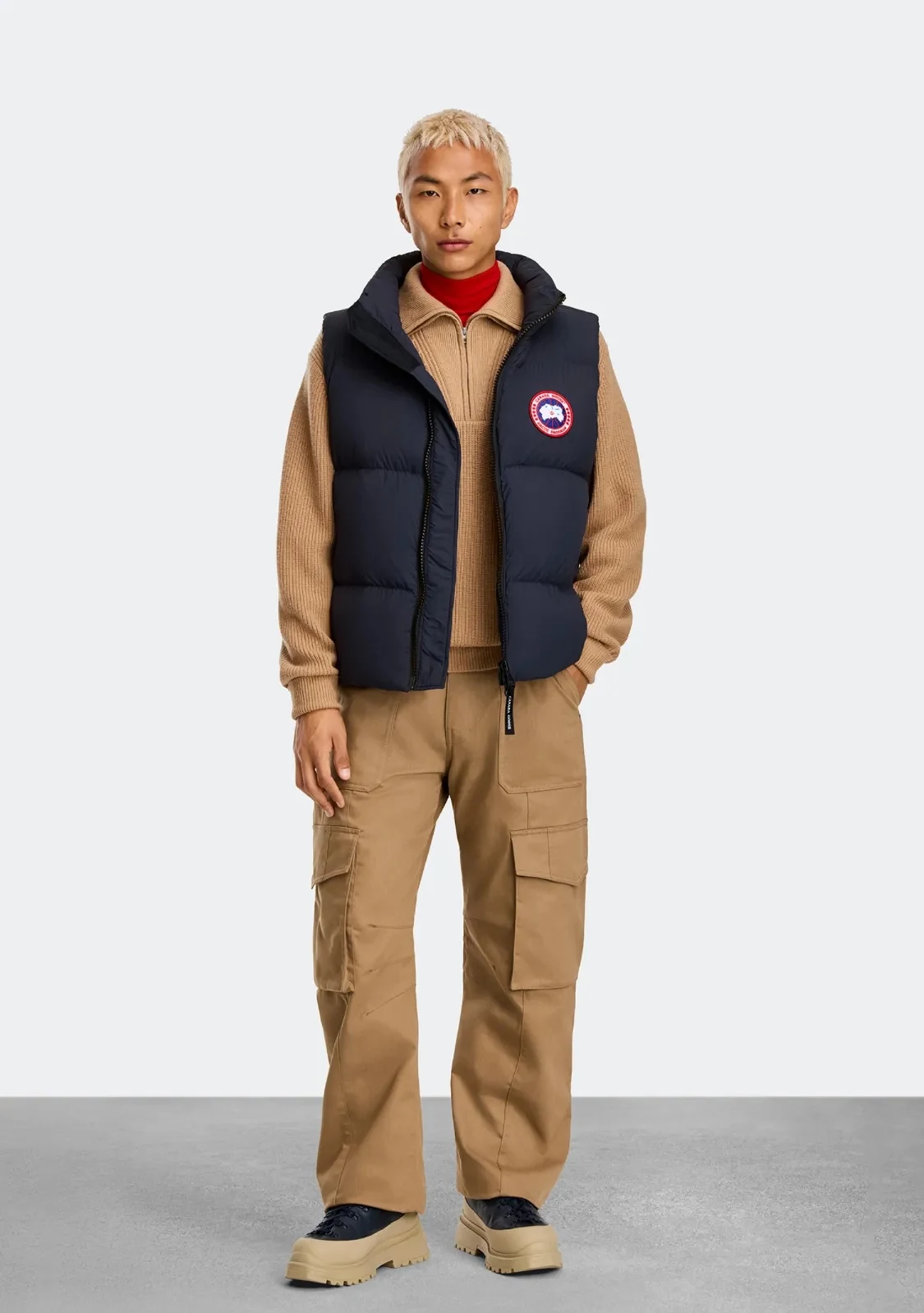 Canada Goose Stand-Collar Puffer Vest - Style 2 - Canada Goose puffer vest real photo 8
