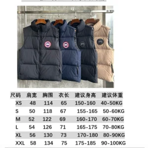 Canada Goose Stand-Collar Puffer Vest - Style 3 - Canada Goose puffer vest real photo 1