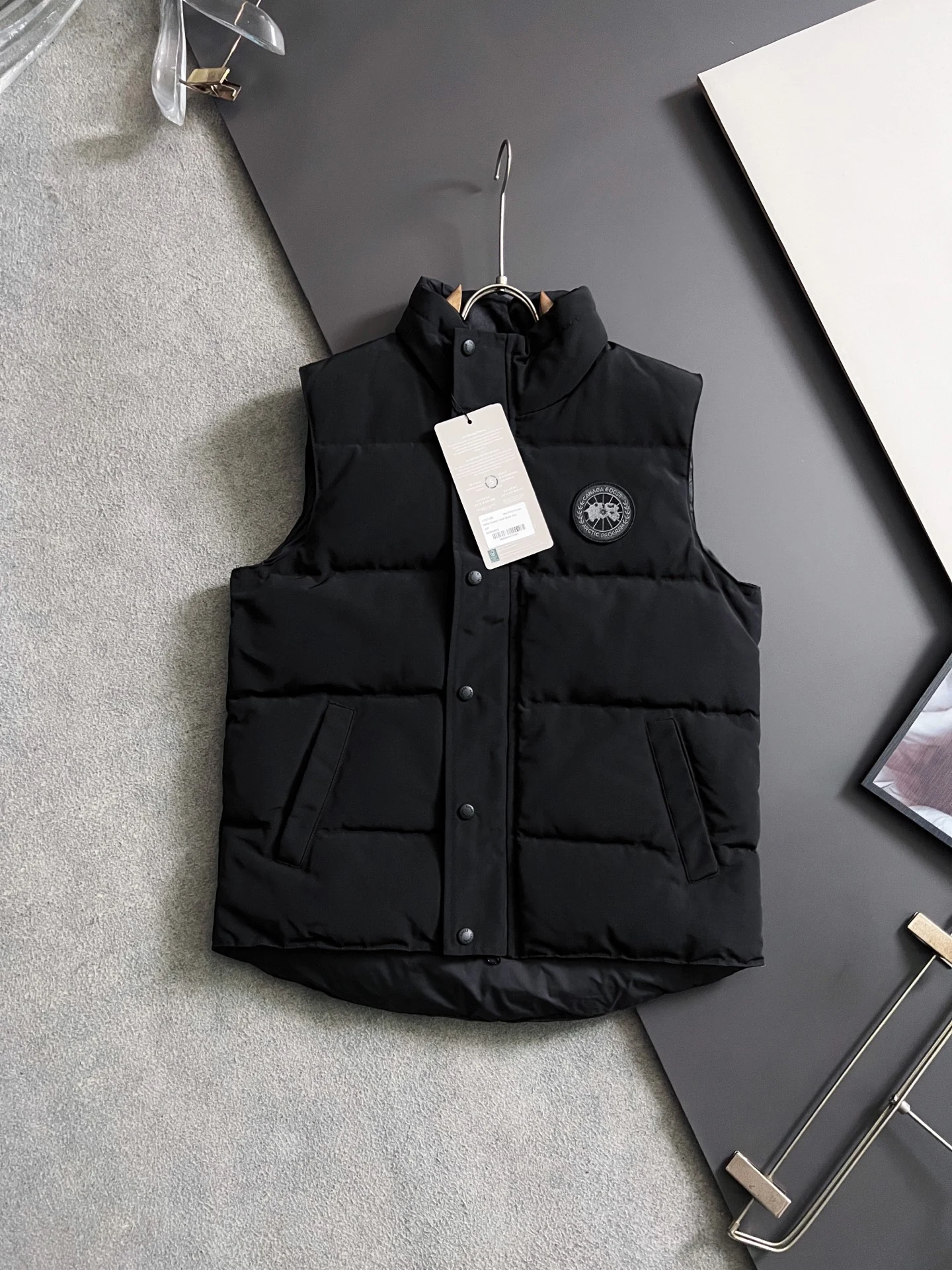 Canada Goose Stand-Collar Puffer Vest - Style 7 - Canada Goose puffer vest real photo 1