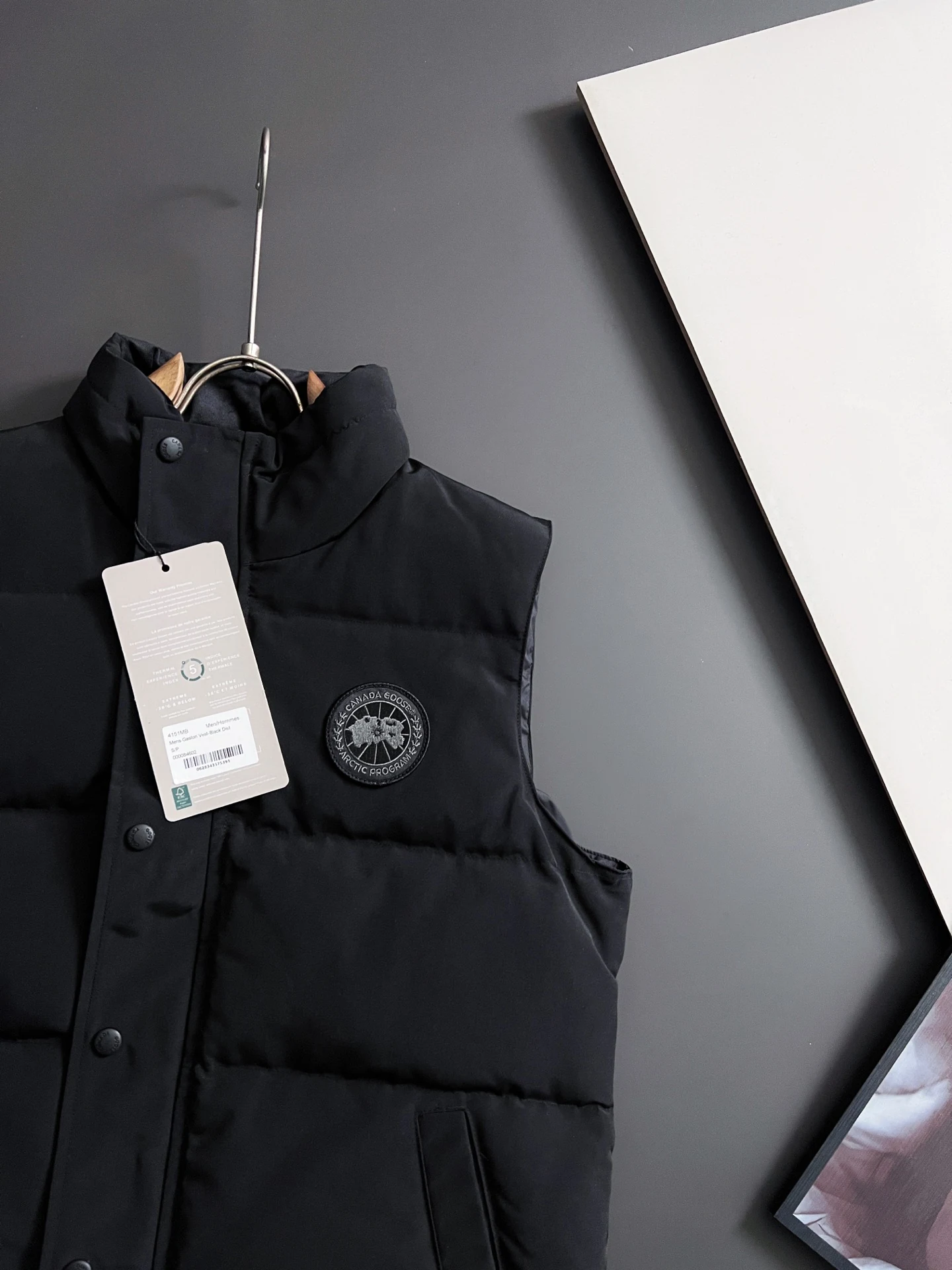 Canada Goose Stand-Collar Puffer Vest - Style 7 - Canada Goose puffer vest real photo 3