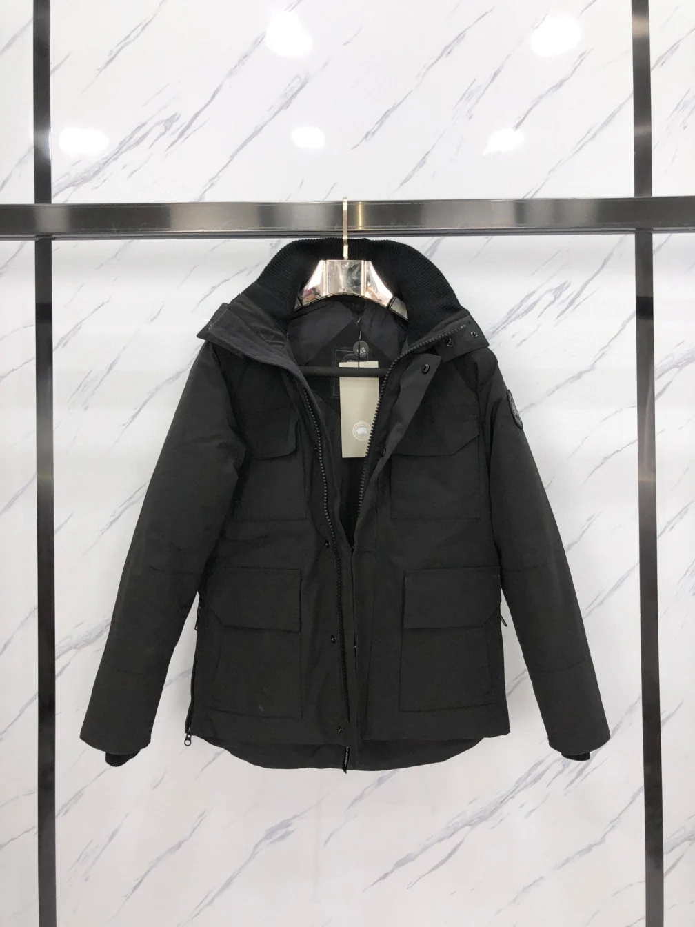 Canada Goose Zip Puffer Jacket - Style 115 - Canada Goose puffer jacket real photo 4
