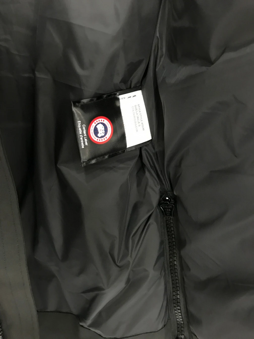 Canada Goose Zip Puffer Jacket - Style 115 - Canada Goose puffer jacket real photo 8