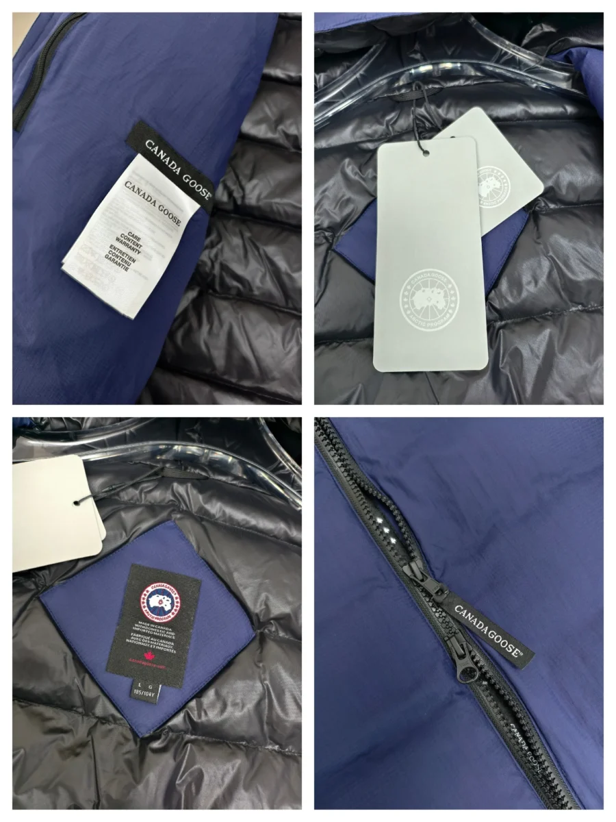 Canada Goose Zip Puffer Jacket - Style 141 - Canada Goose puffer jacket real photo 9