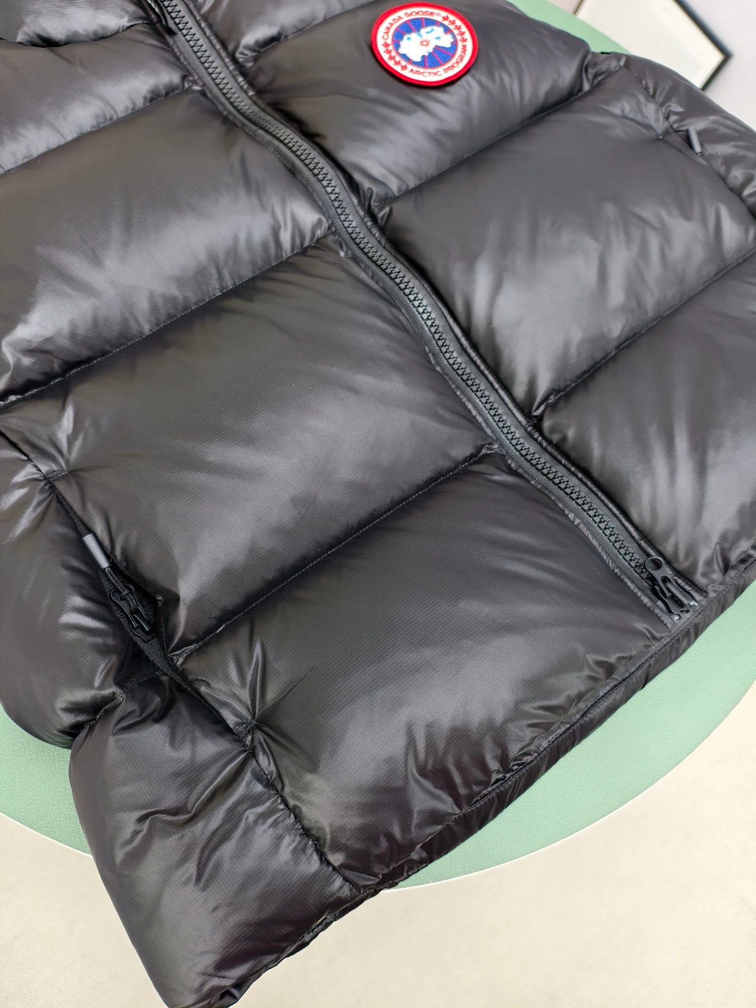 Canada Goose Zip Puffer Jacket - Style 156 - Canada Goose puffer jacket real photo 3