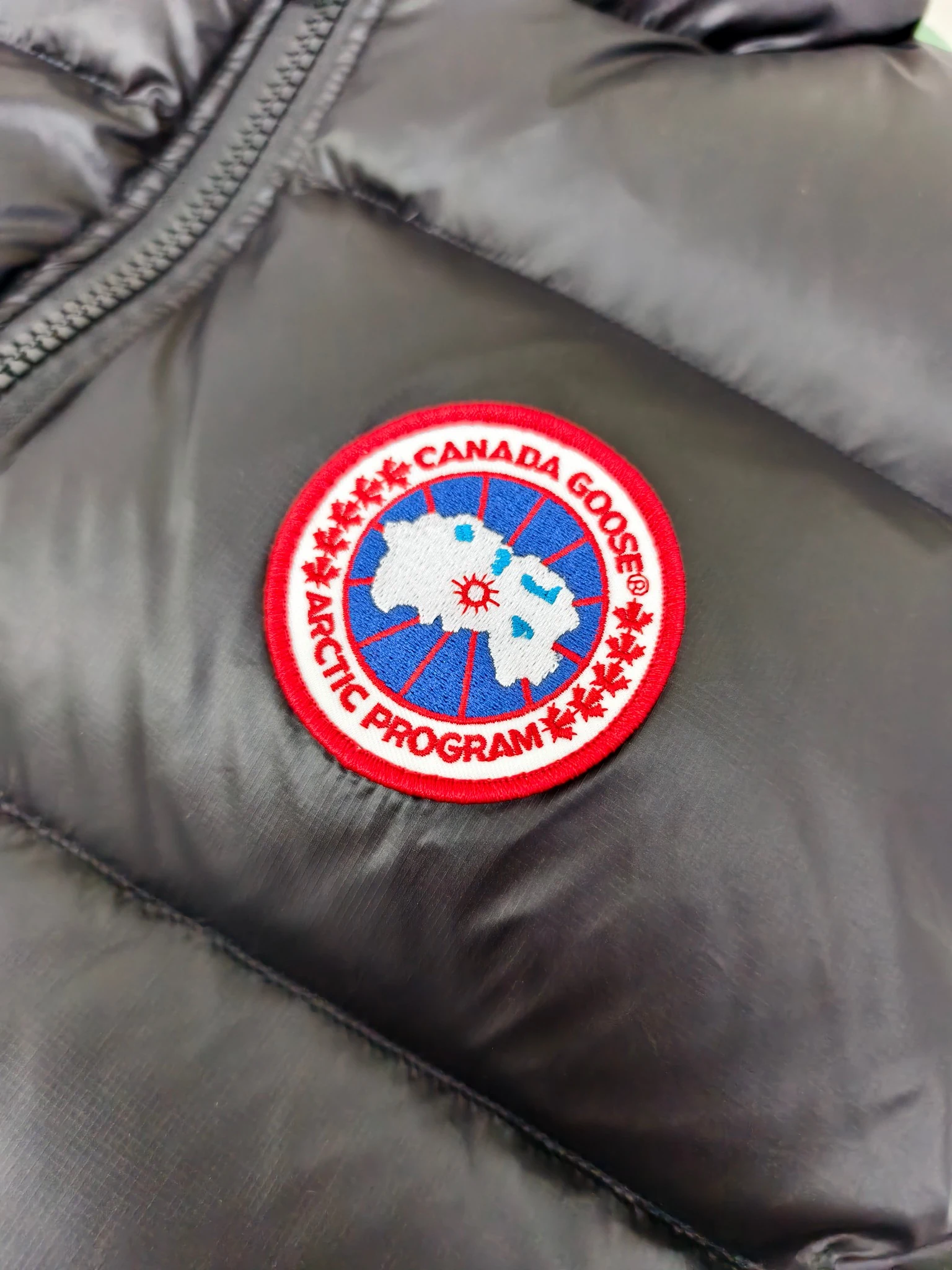 Canada Goose Zip Puffer Jacket - Style 156 - Canada Goose puffer jacket real photo 4