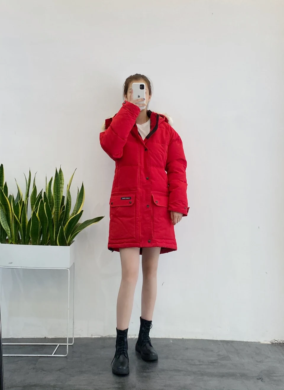 Canada Goose Zip Puffer Jacket - Style 157 - Canada Goose puffer jacket real photo 1