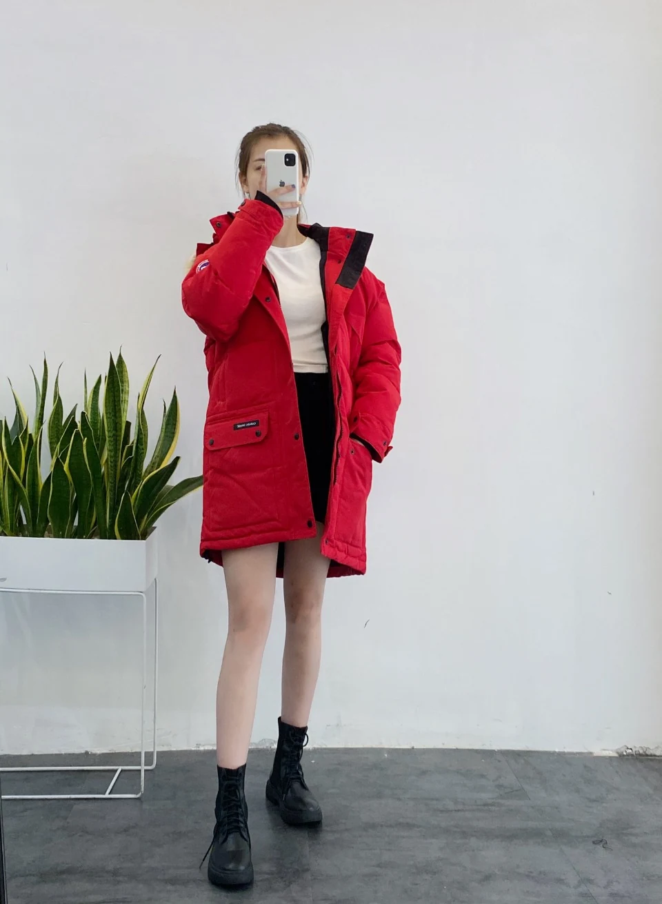 Canada Goose Zip Puffer Jacket - Style 157 - Canada Goose puffer jacket real photo 2