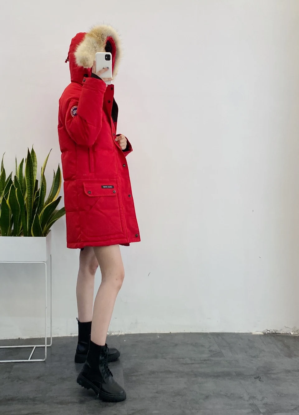 Canada Goose Zip Puffer Jacket - Style 157 - Canada Goose puffer jacket real photo 3