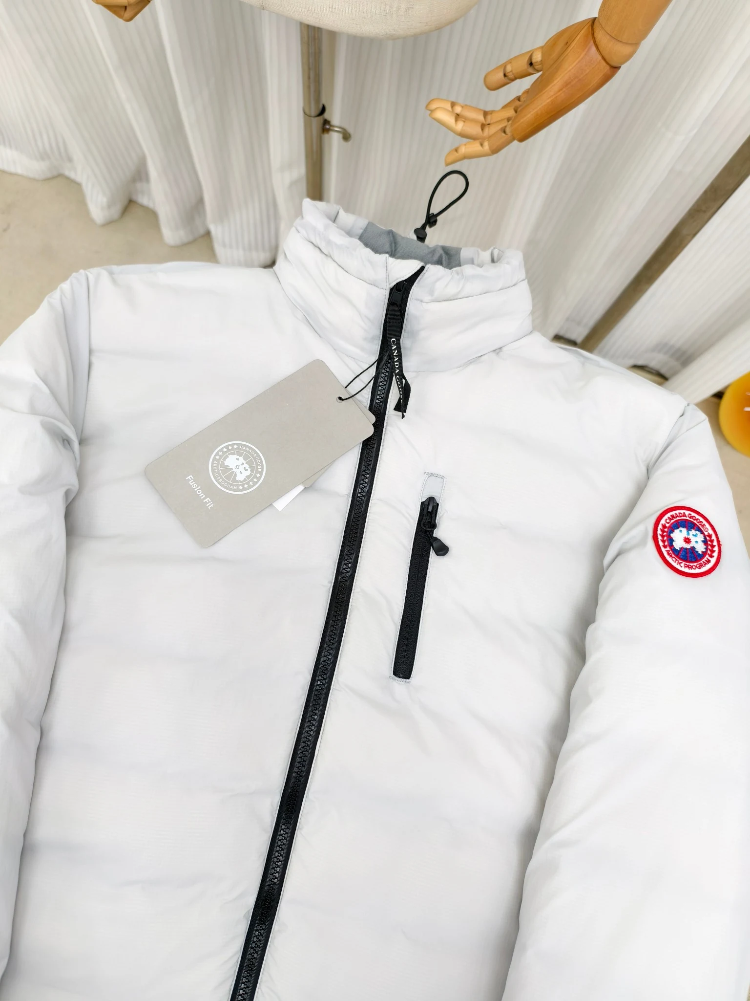 Canada Goose Zip Puffer Jacket - Style 163 - Canada Goose puffer jacket real photo 3