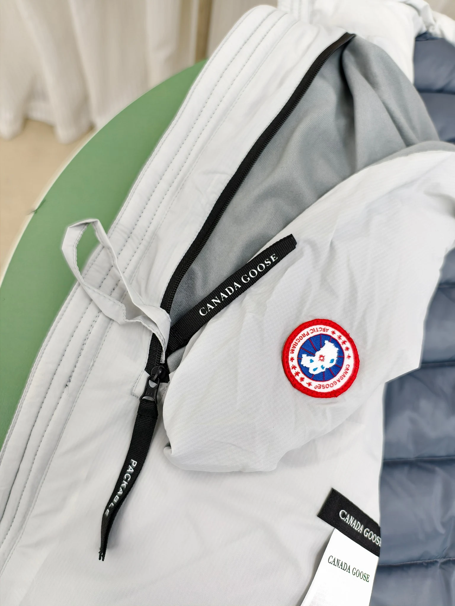 Canada Goose Zip Puffer Jacket - Style 163 - Canada Goose puffer jacket real photo 7