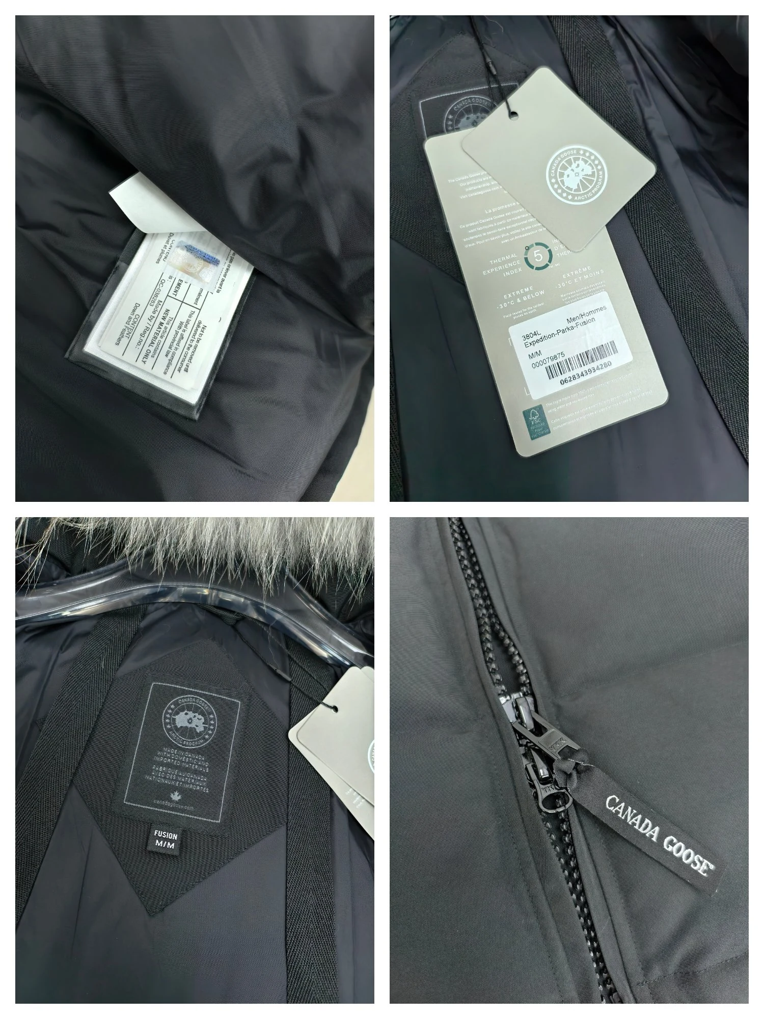 Canada Goose Zip Puffer Jacket - Style 164 - Canada Goose puffer jacket real photo 8