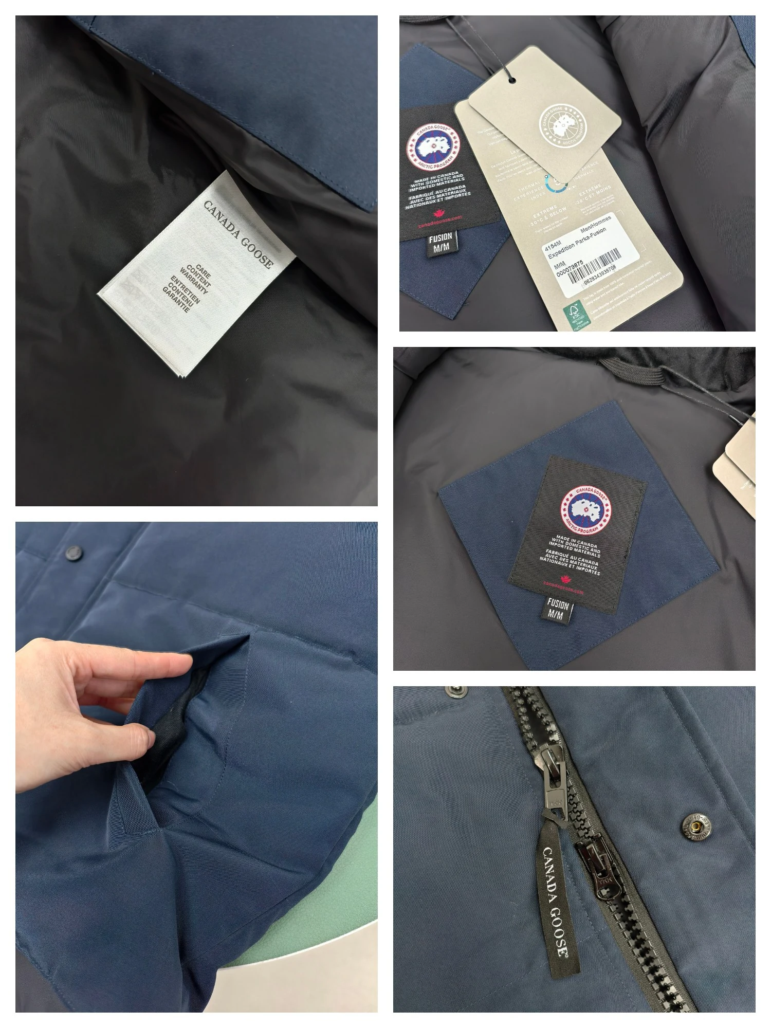 Canada Goose Zip Puffer Jacket - Style 167 - Canada Goose puffer jacket real photo 6