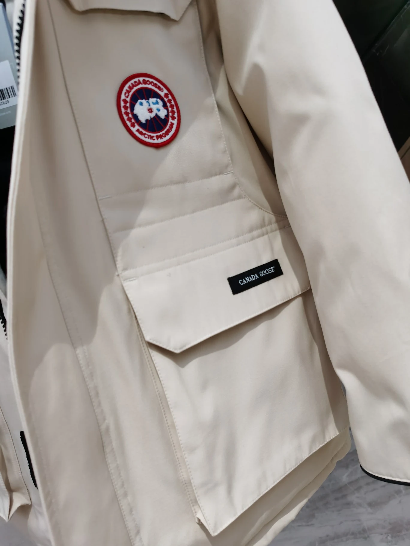 Canada Goose Zip Puffer Jacket - Style 181 - Canada Goose puffer jacket real photo 9
