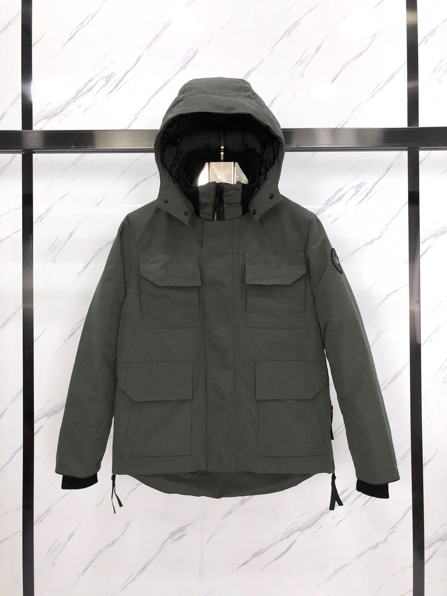 Canada Goose Zip Puffer Jacket - Style 192 - Canada Goose puffer jacket real photo 1