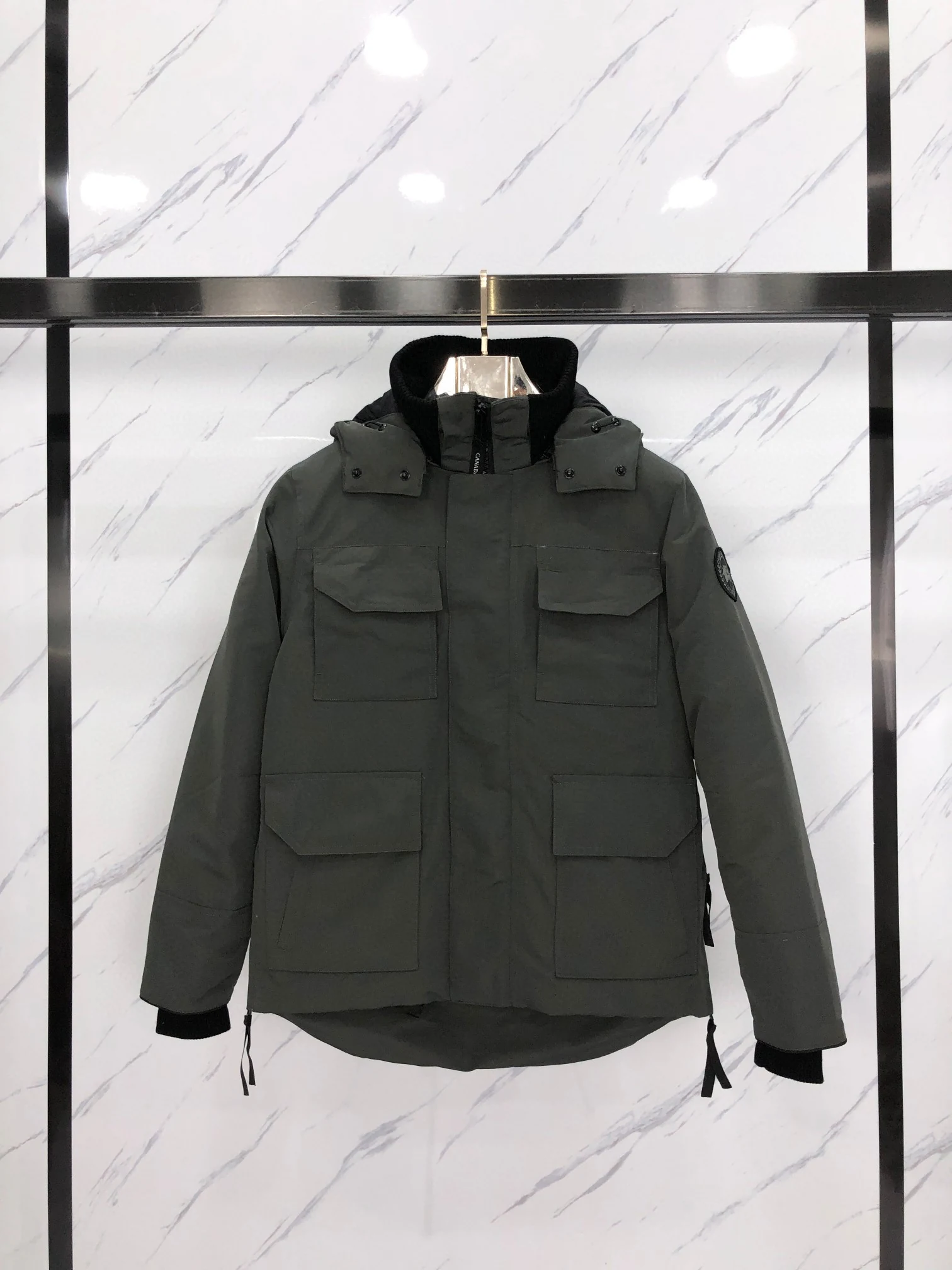 Canada Goose Zip Puffer Jacket - Style 192 - Canada Goose puffer jacket real photo 2
