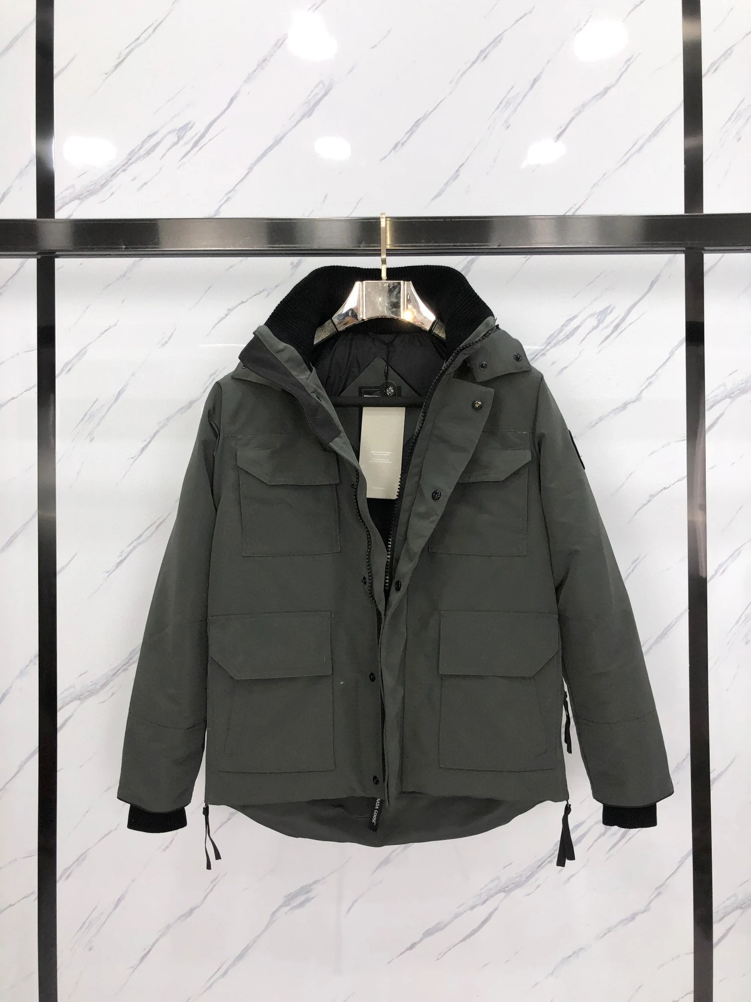 Canada Goose Zip Puffer Jacket - Style 192 - Canada Goose puffer jacket real photo 4