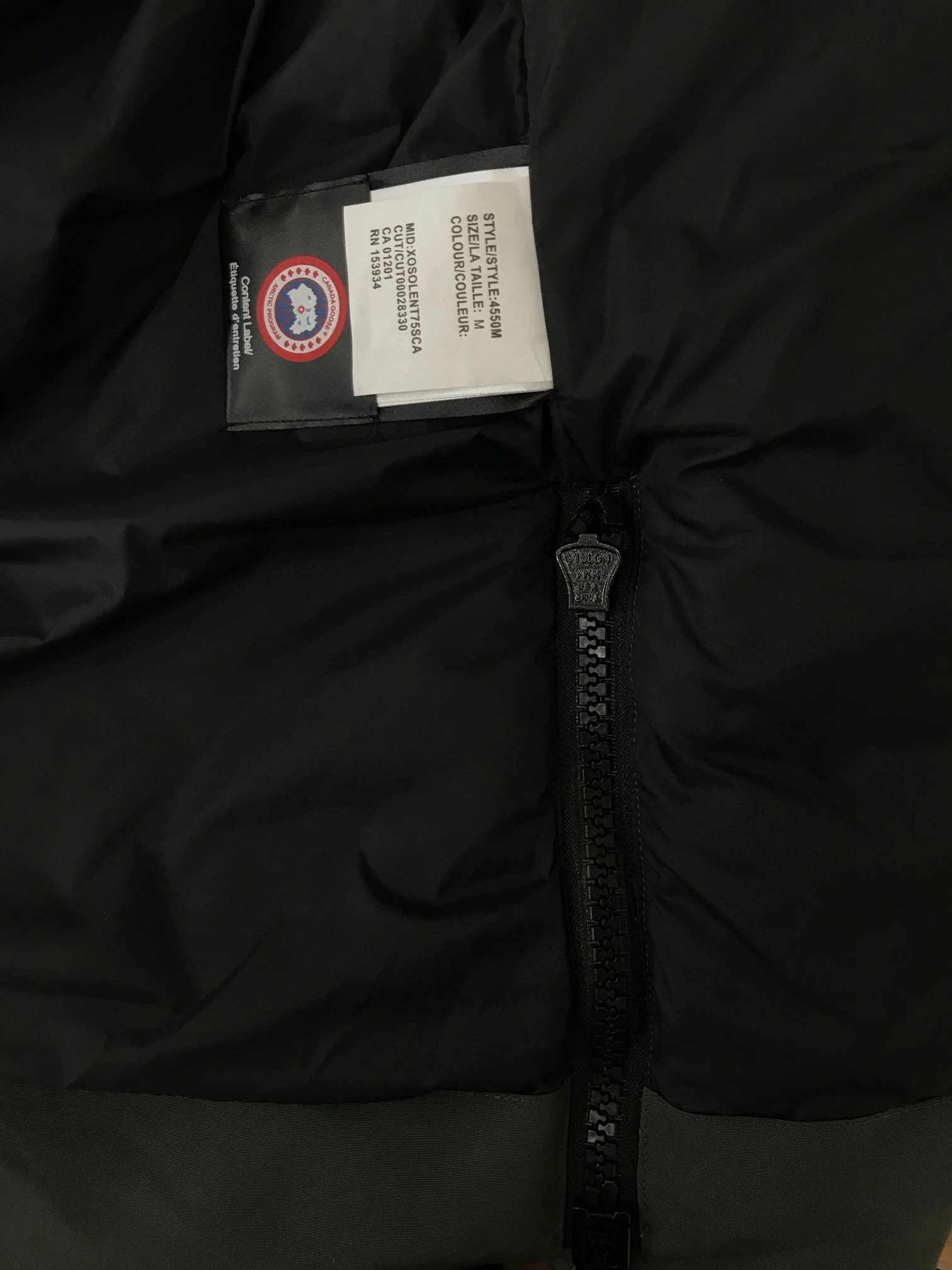 Canada Goose Zip Puffer Jacket - Style 192 - Canada Goose puffer jacket real photo 8