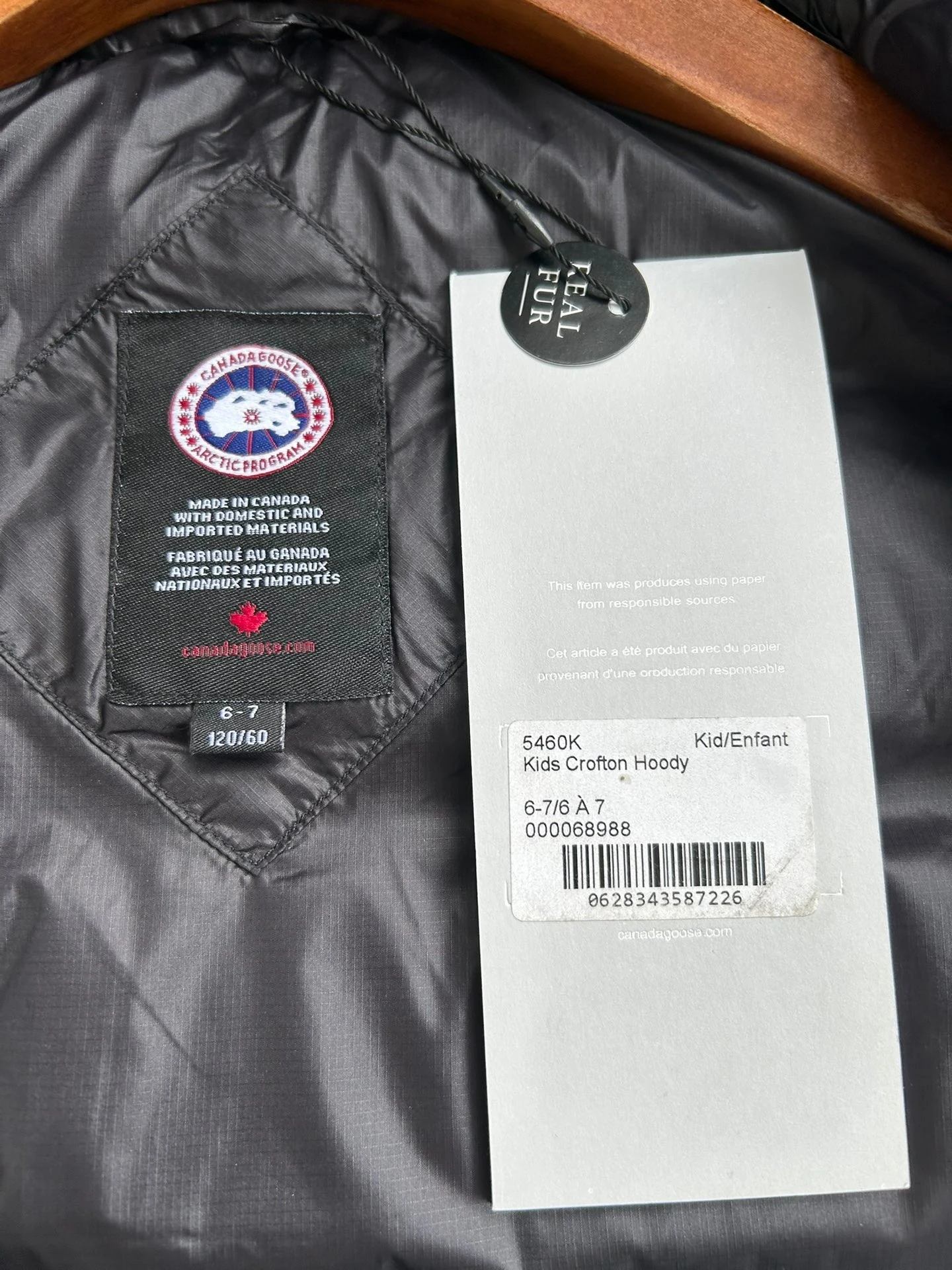Canada Goose Zip Puffer Jacket - Style 197 - Canada Goose puffer jacket real photo 8