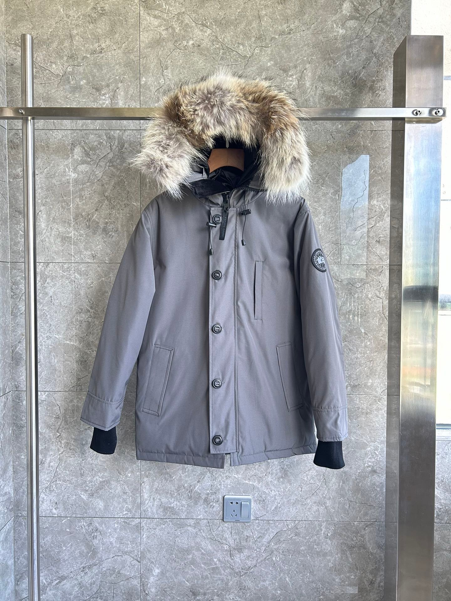 Canada Goose Zip Puffer Jacket - Style 200 - Canada Goose puffer jacket real photo 1