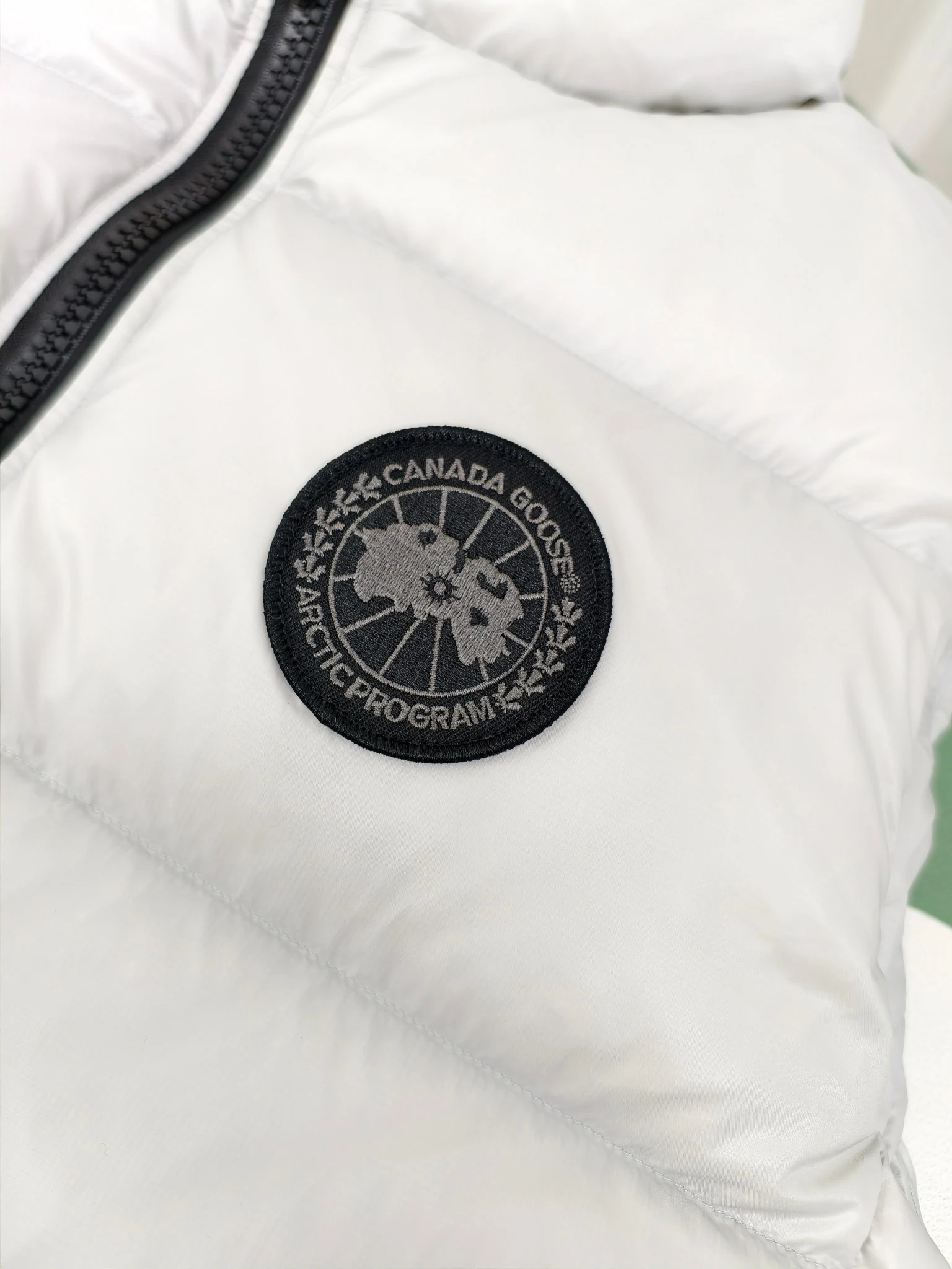 Canada Goose Zip Puffer Jacket - Style 201 - Canada Goose puffer jacket real photo 4