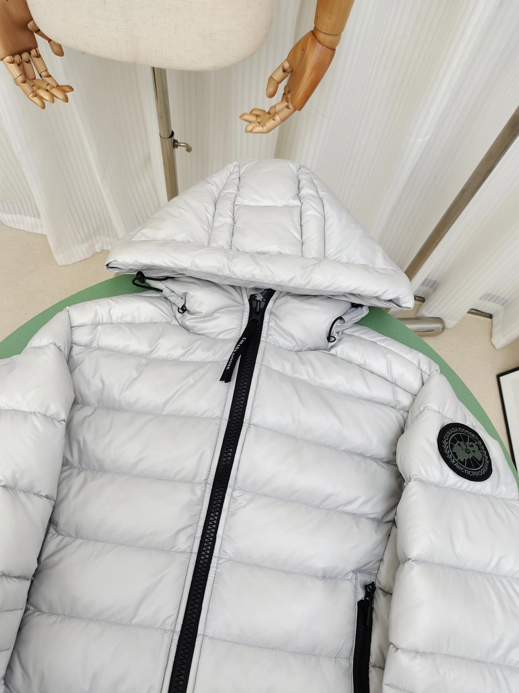 Canada Goose Zip Puffer Jacket - Style 202 - Canada Goose puffer jacket real photo 3