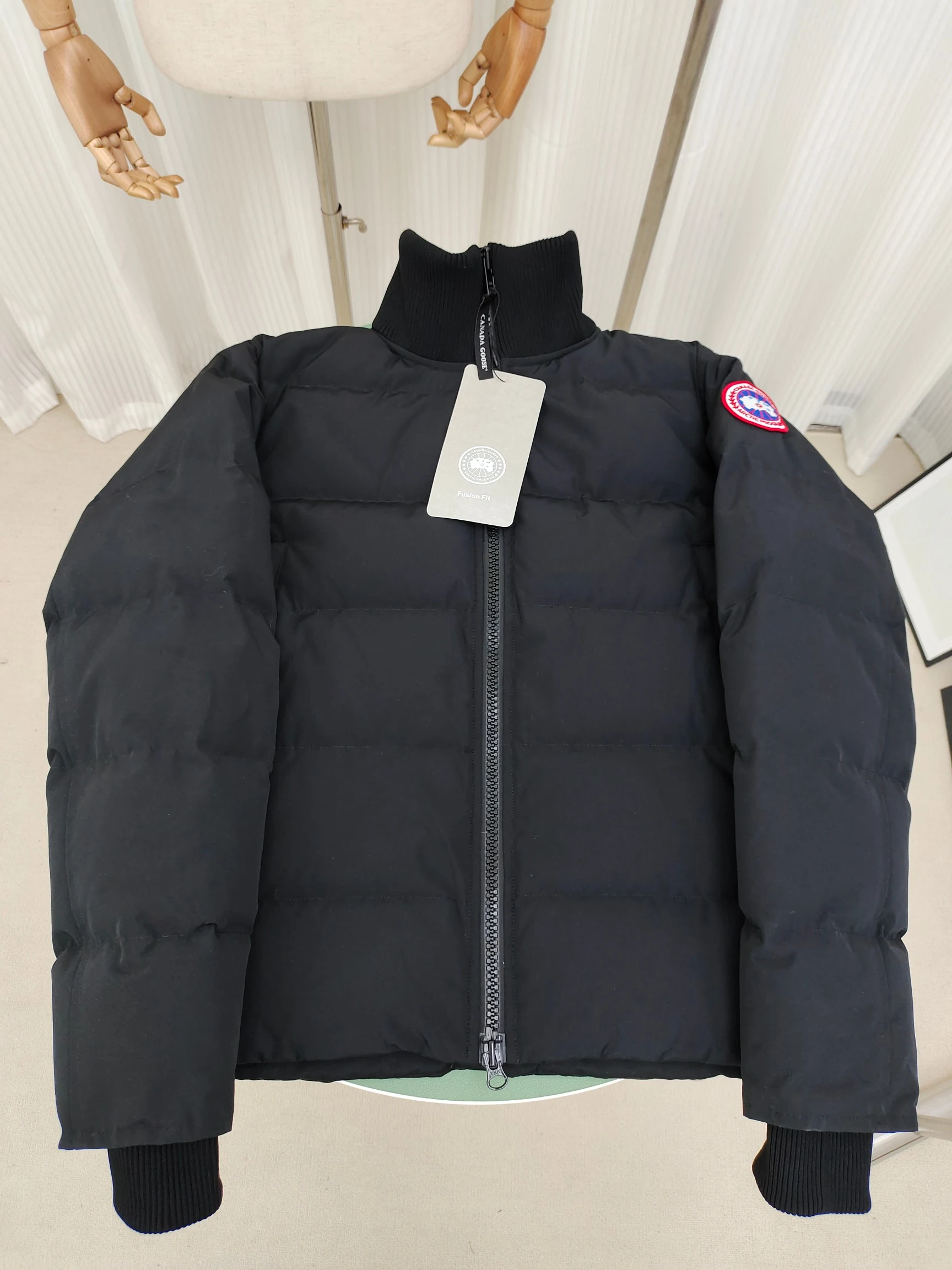 Canada Goose Zip Puffer Jacket - Style 209 - Canada Goose puffer jacket real photo 1