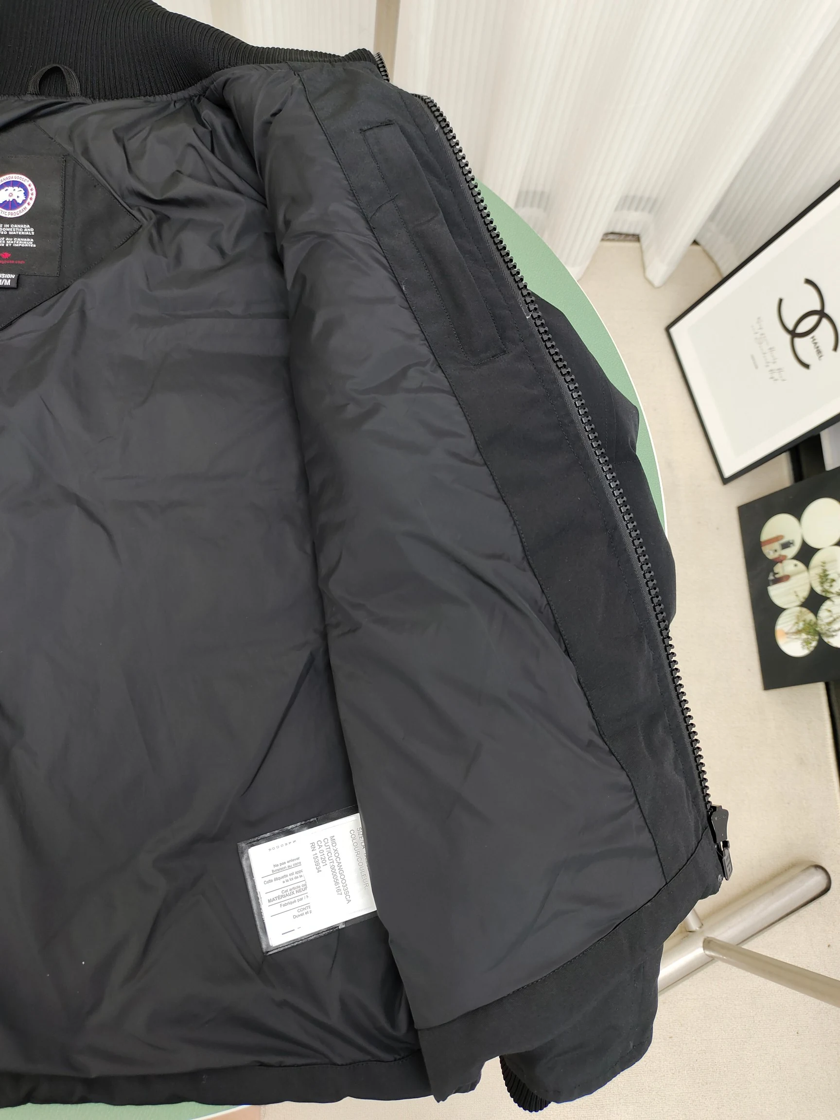 Canada Goose Zip Puffer Jacket - Style 209 - Canada Goose puffer jacket real photo 7