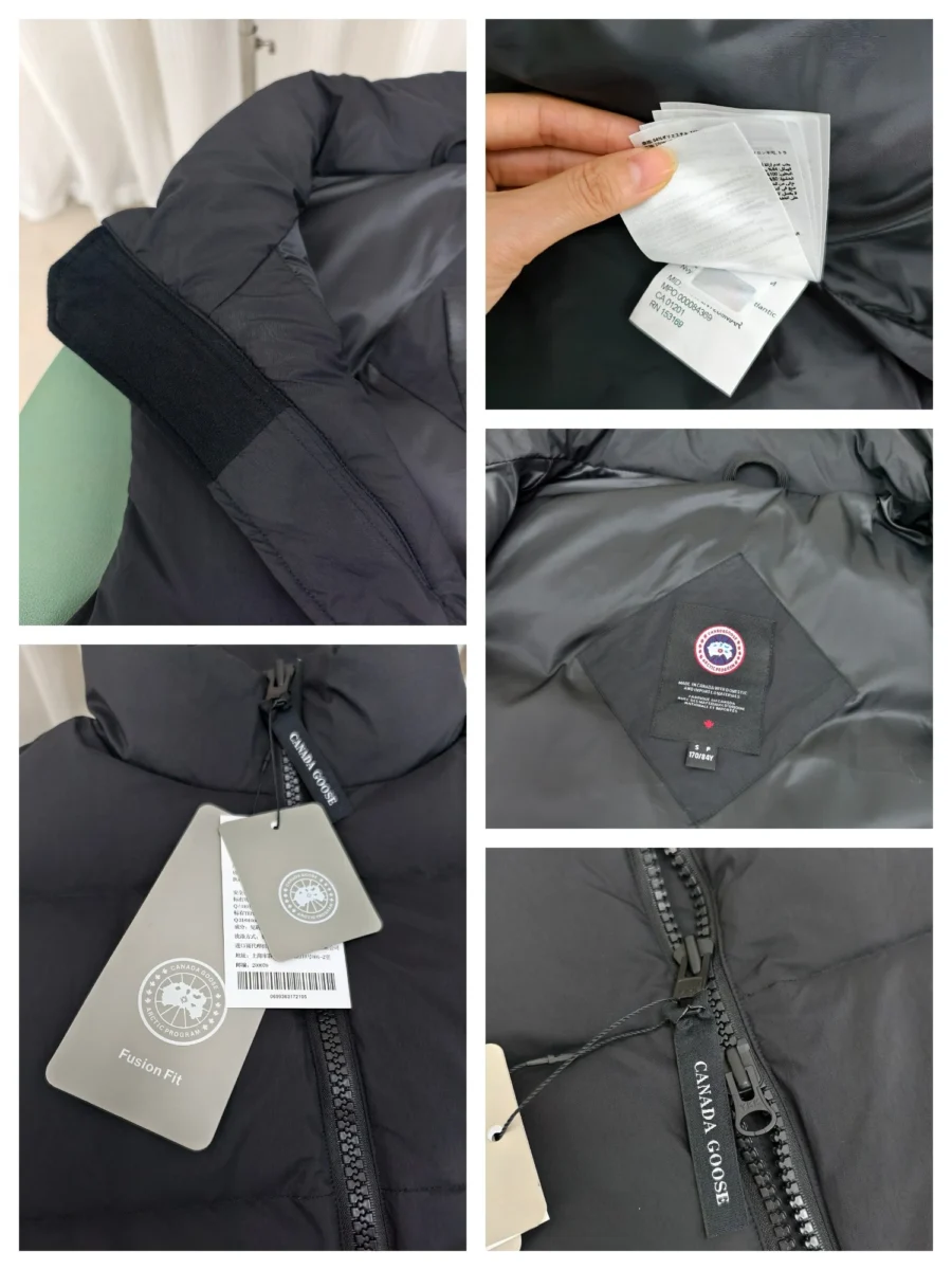 Canada Goose Zip Puffer Jacket - Style 21 - Canada Goose puffer jacket real photo 7