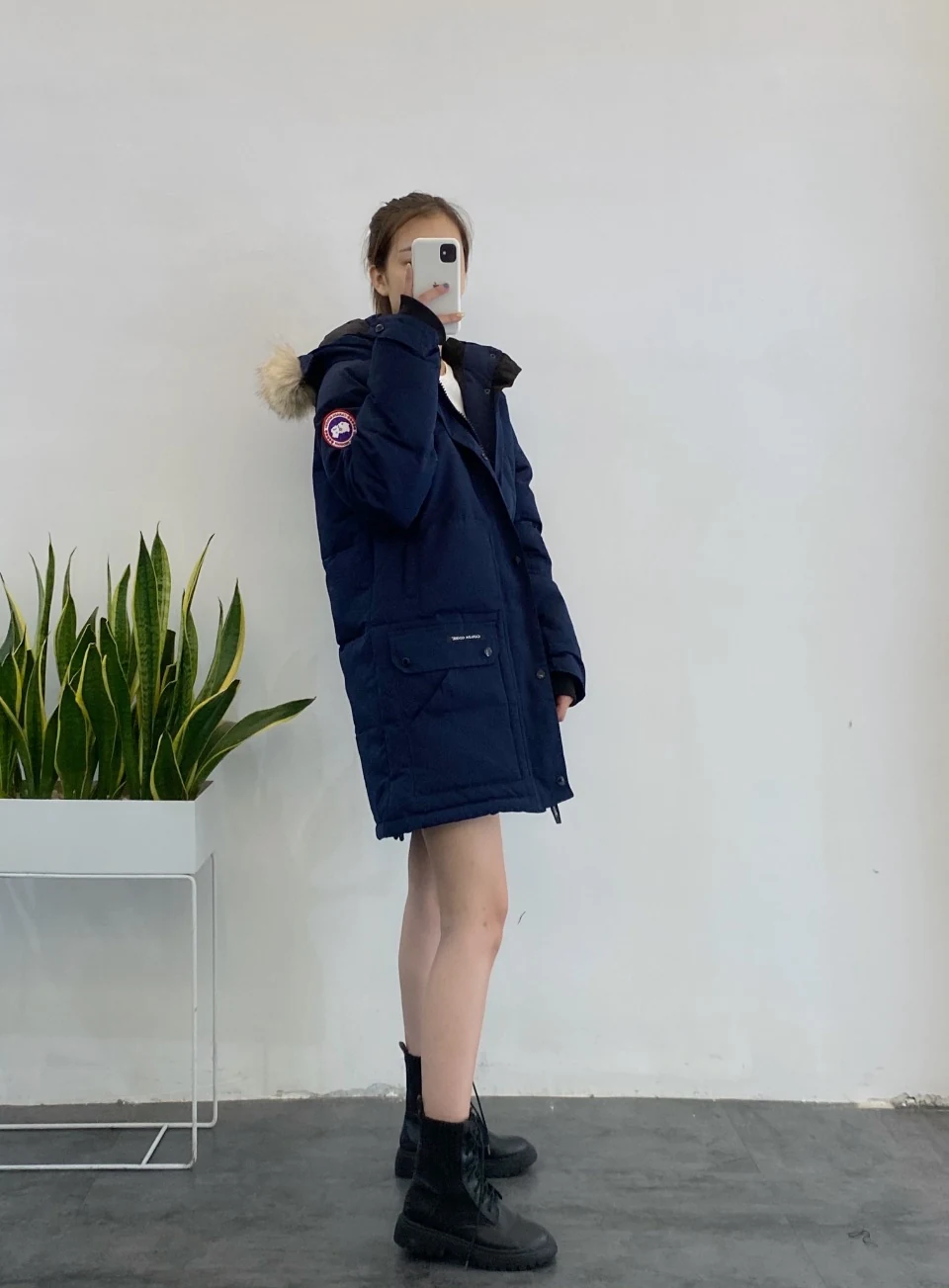 Canada Goose Zip Puffer Jacket - Style 215 - Canada Goose puffer jacket real photo 2