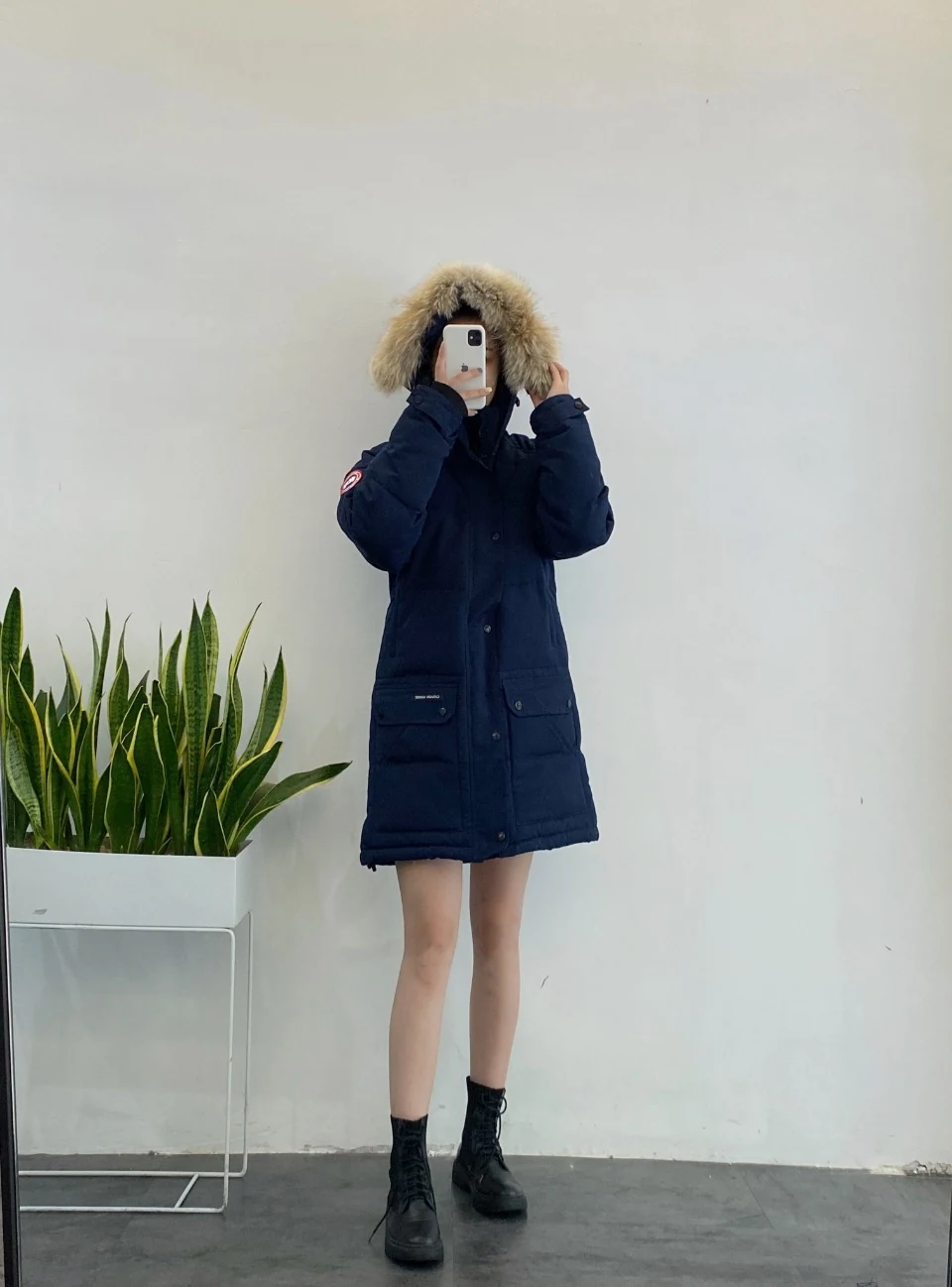 Canada Goose Zip Puffer Jacket - Style 215 - Canada Goose puffer jacket real photo 3