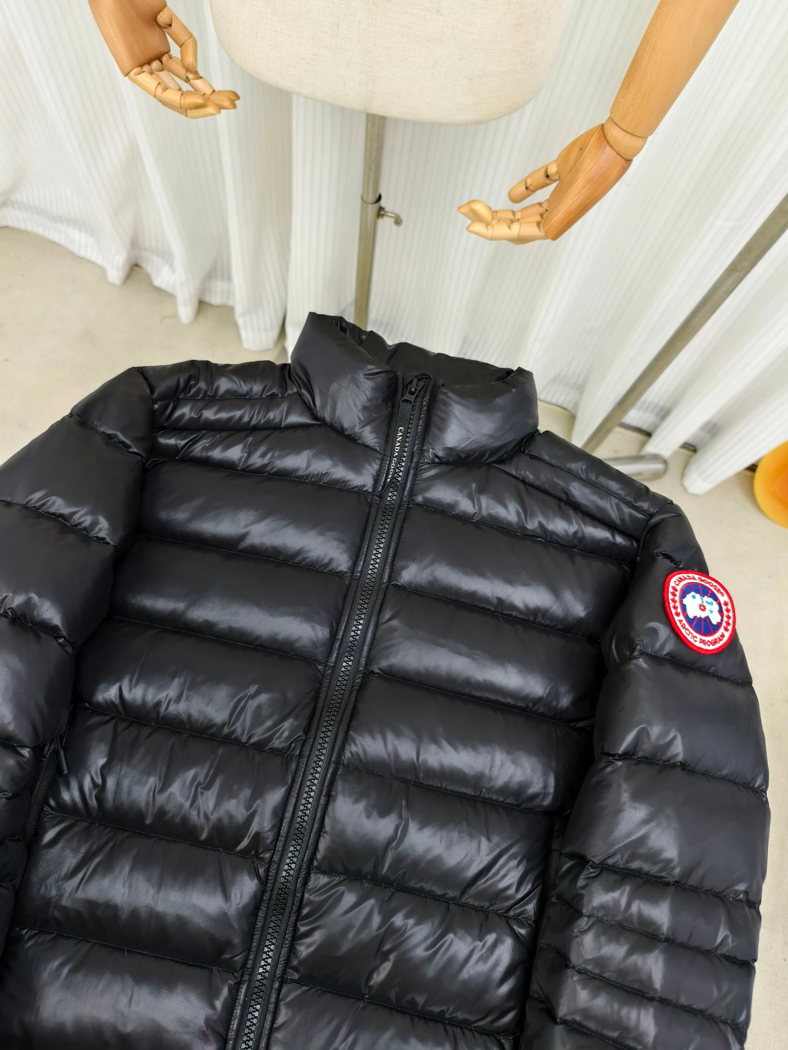 Canada Goose Zip Puffer Jacket - Style 217 - Canada Goose puffer jacket real photo 3
