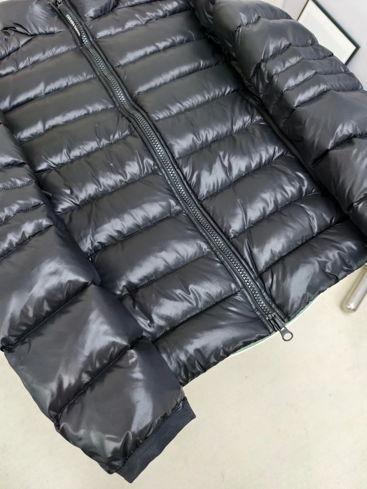 Canada Goose Zip Puffer Jacket - Style 217 - Canada Goose puffer jacket real photo 4