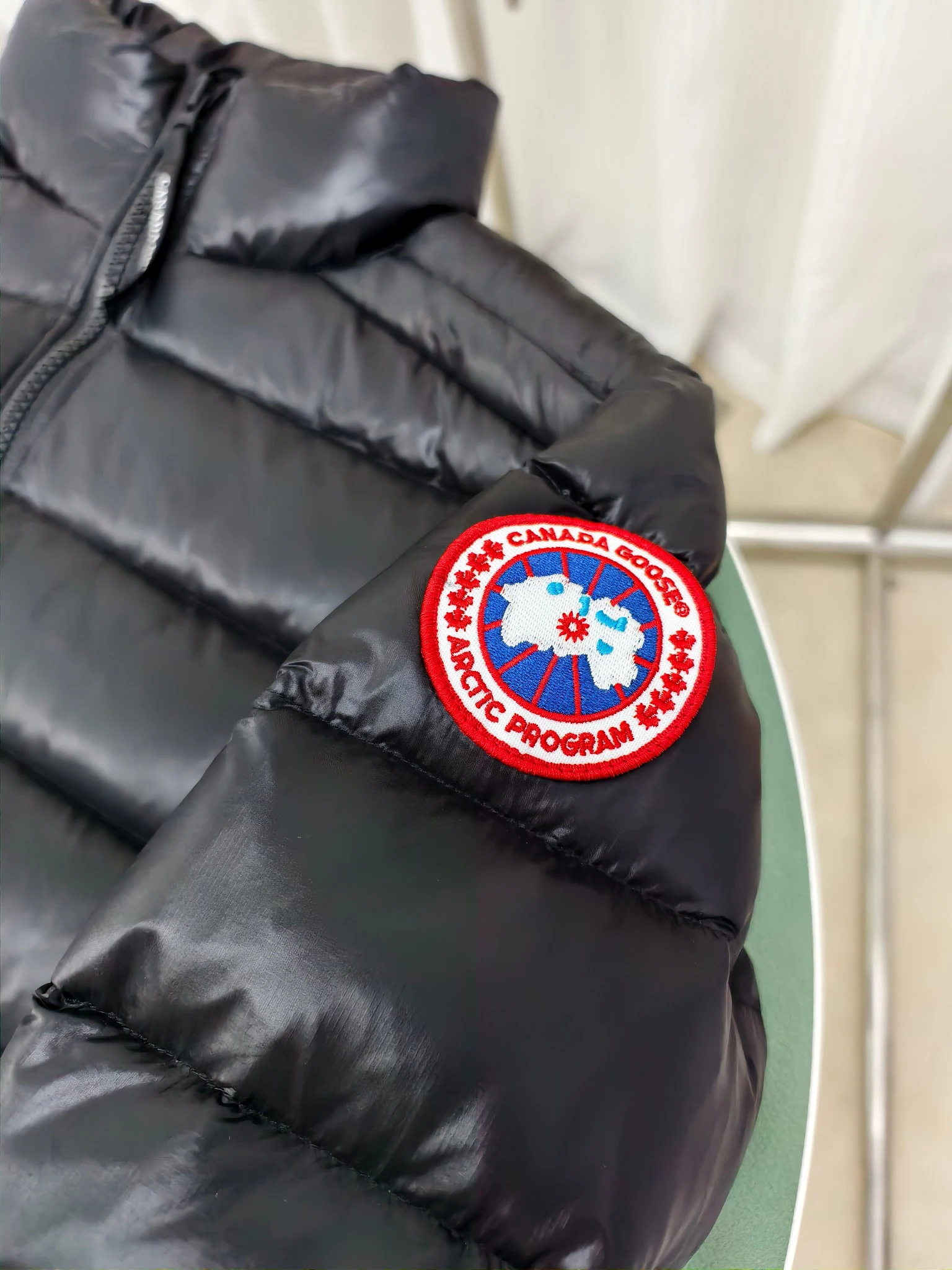Canada Goose Zip Puffer Jacket - Style 217 - Canada Goose puffer jacket real photo 5