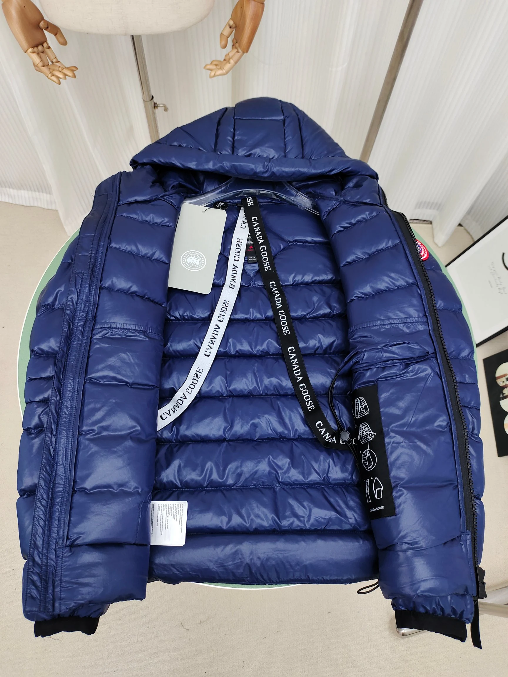 Canada Goose Zip Puffer Jacket - Style 218 - Canada Goose puffer jacket real photo 7