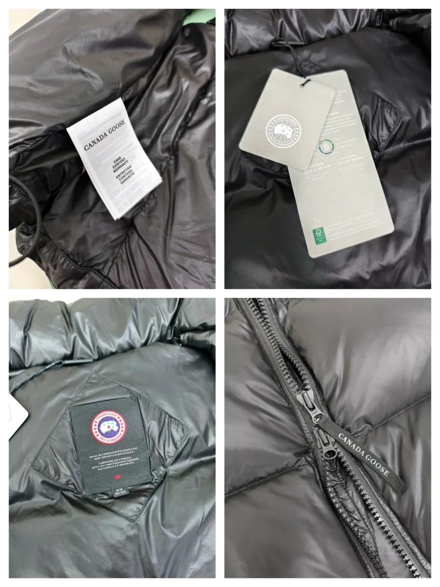 Canada Goose Zip Puffer Jacket - Style 22 - Canada Goose puffer jacket real photo 7