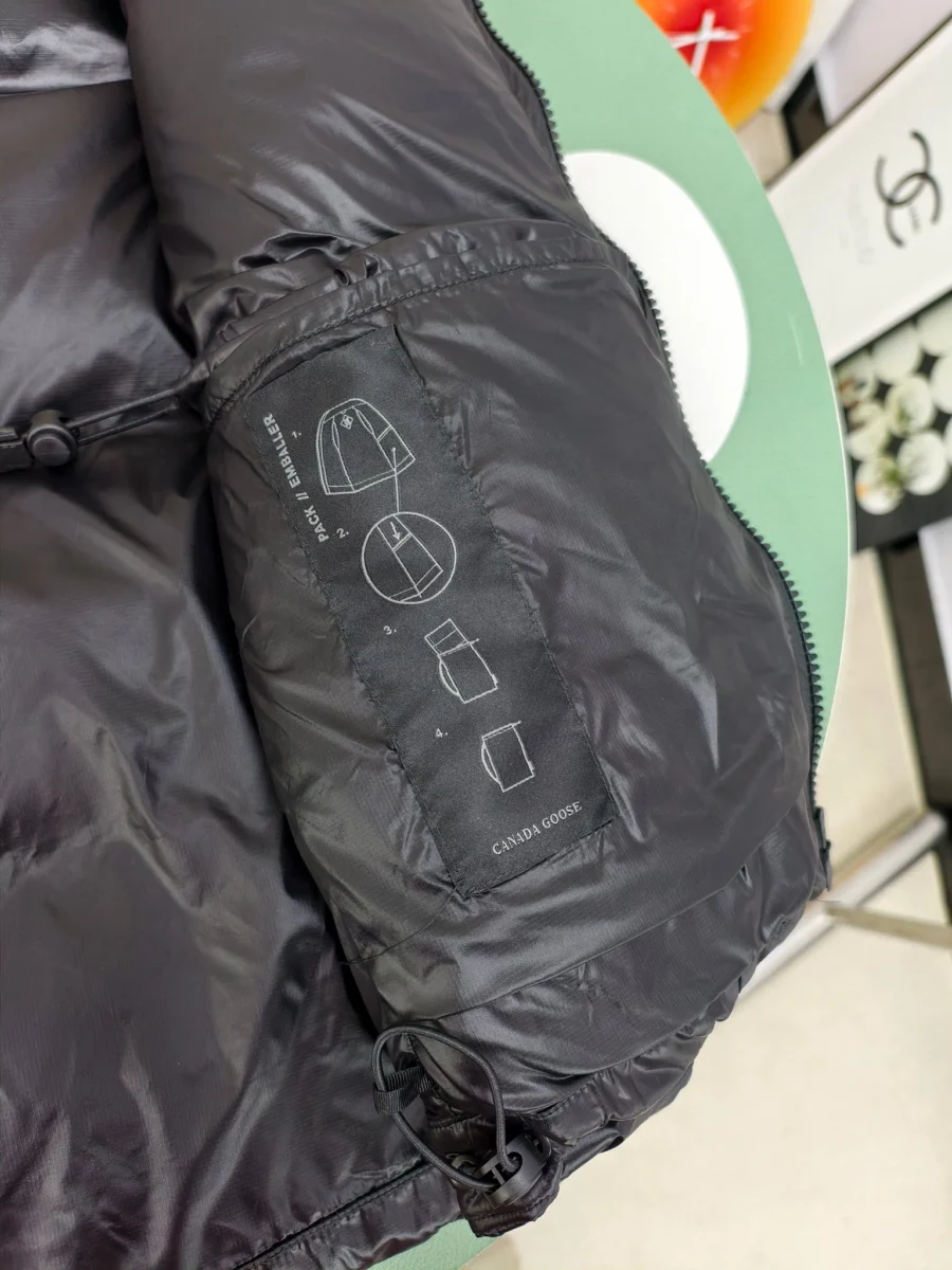 Canada Goose Zip Puffer Jacket - Style 22 - Canada Goose puffer jacket real photo 8