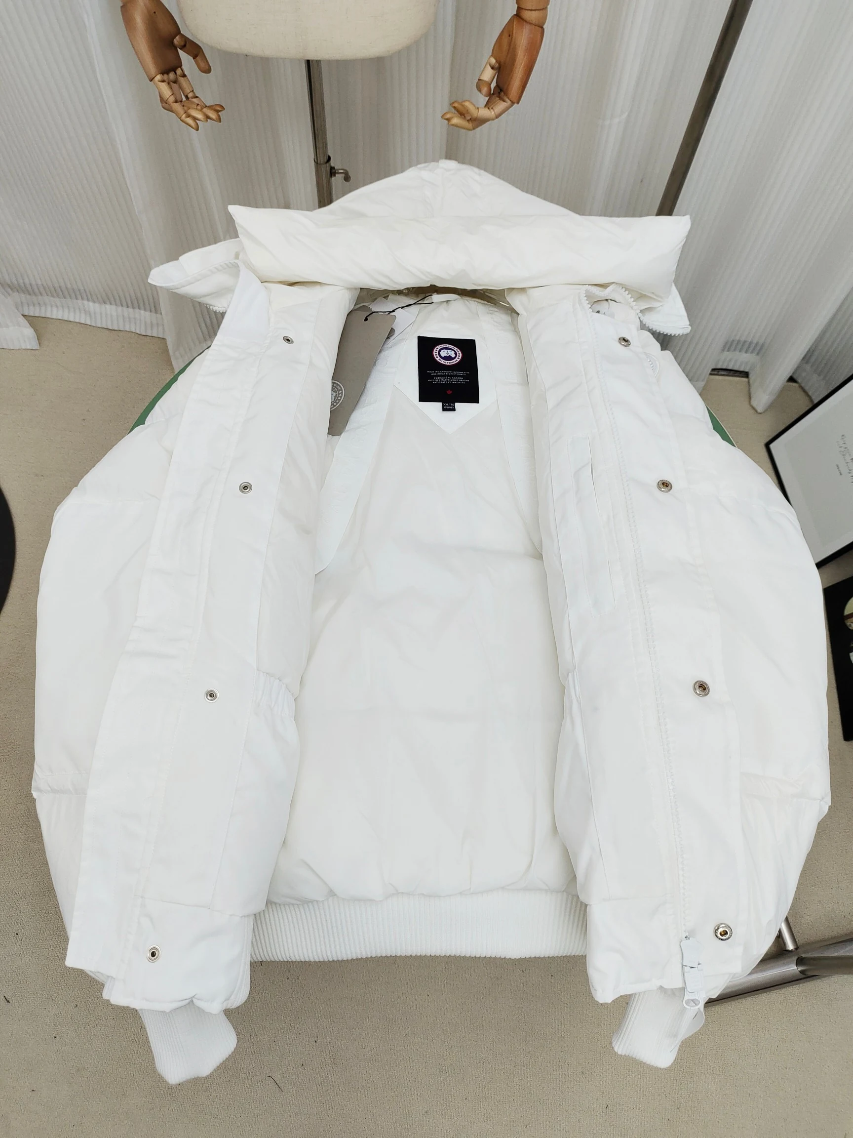 Canada Goose Zip Puffer Jacket - Style 224 - Canada Goose puffer jacket real photo 5