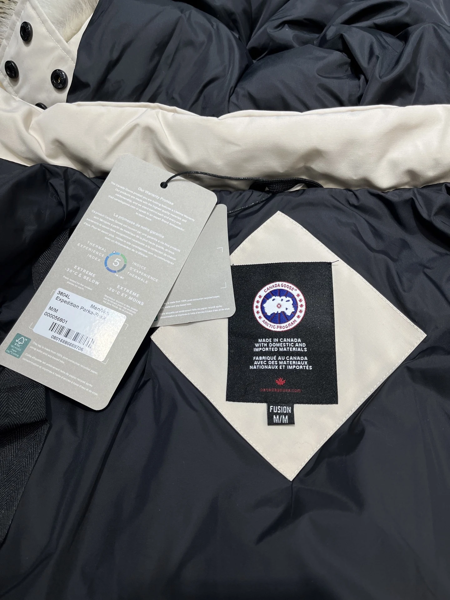 Canada Goose Zip Puffer Jacket - Style 226 - Canada Goose puffer jacket real photo 11