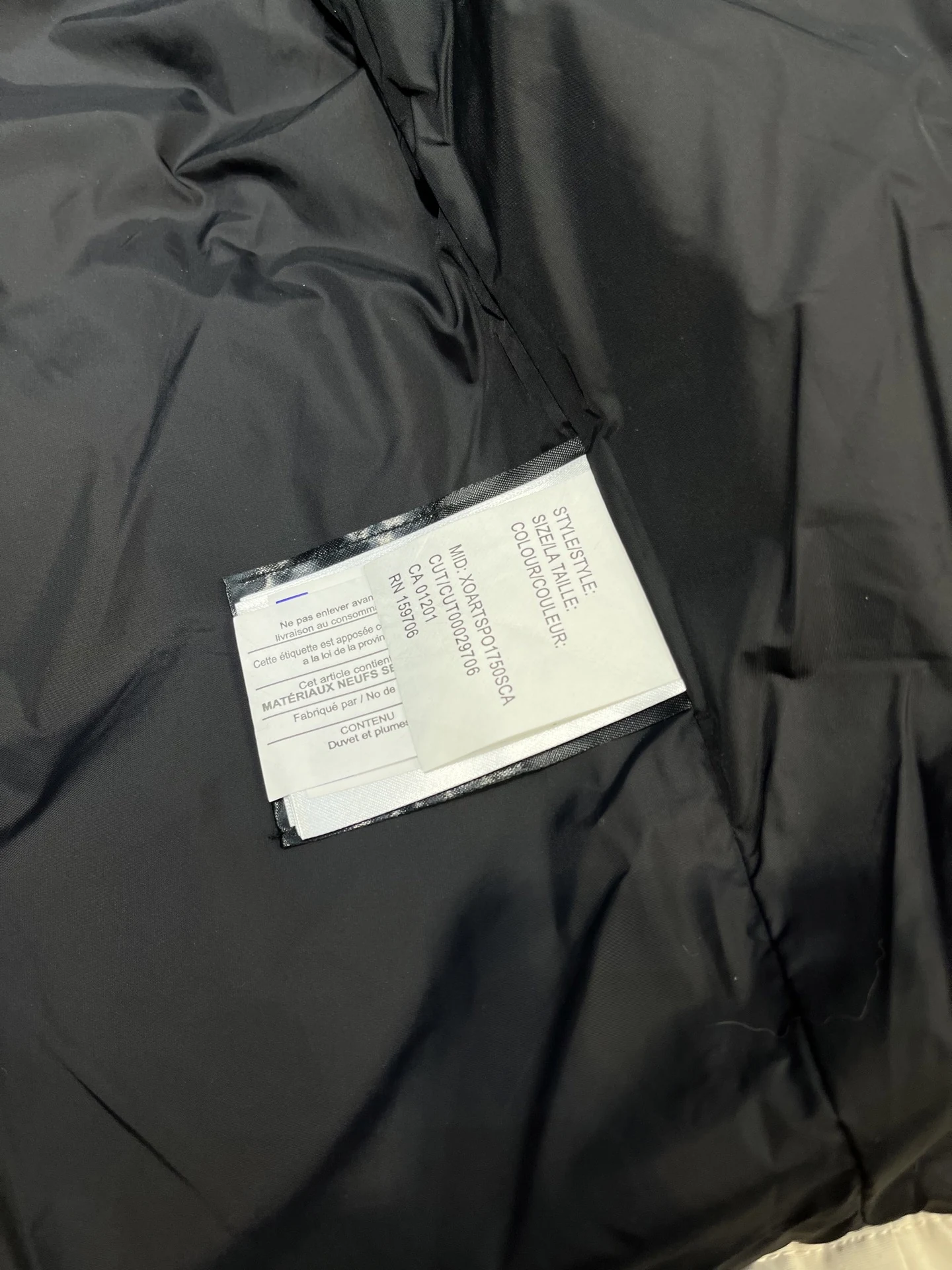 Canada Goose Zip Puffer Jacket - Style 226 - Canada Goose puffer jacket real photo 12