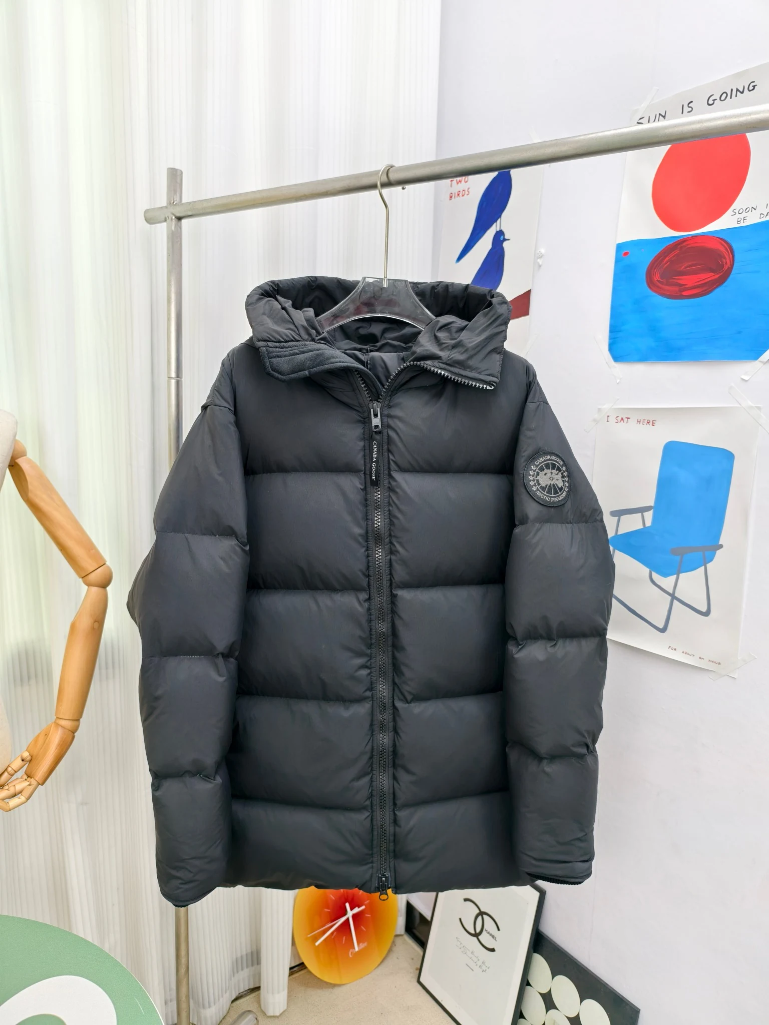 Canada Goose Zip Puffer Jacket - Style 227 - Canada Goose puffer jacket real photo 1