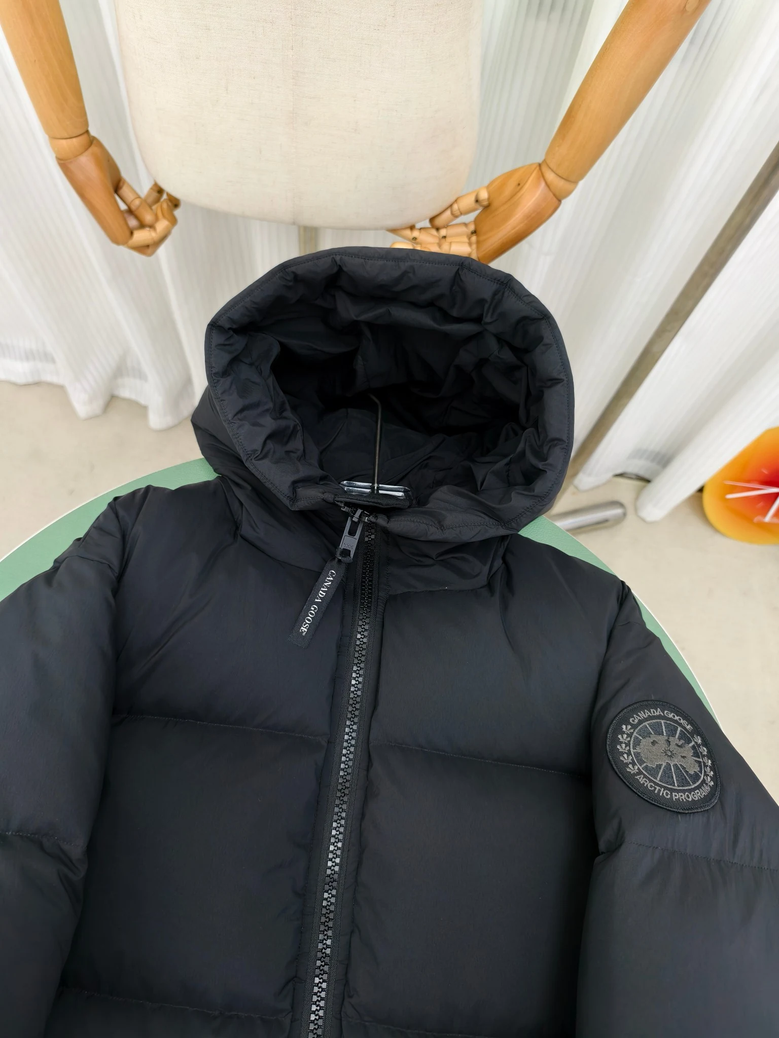 Canada Goose Zip Puffer Jacket - Style 227 - Canada Goose puffer jacket real photo 3