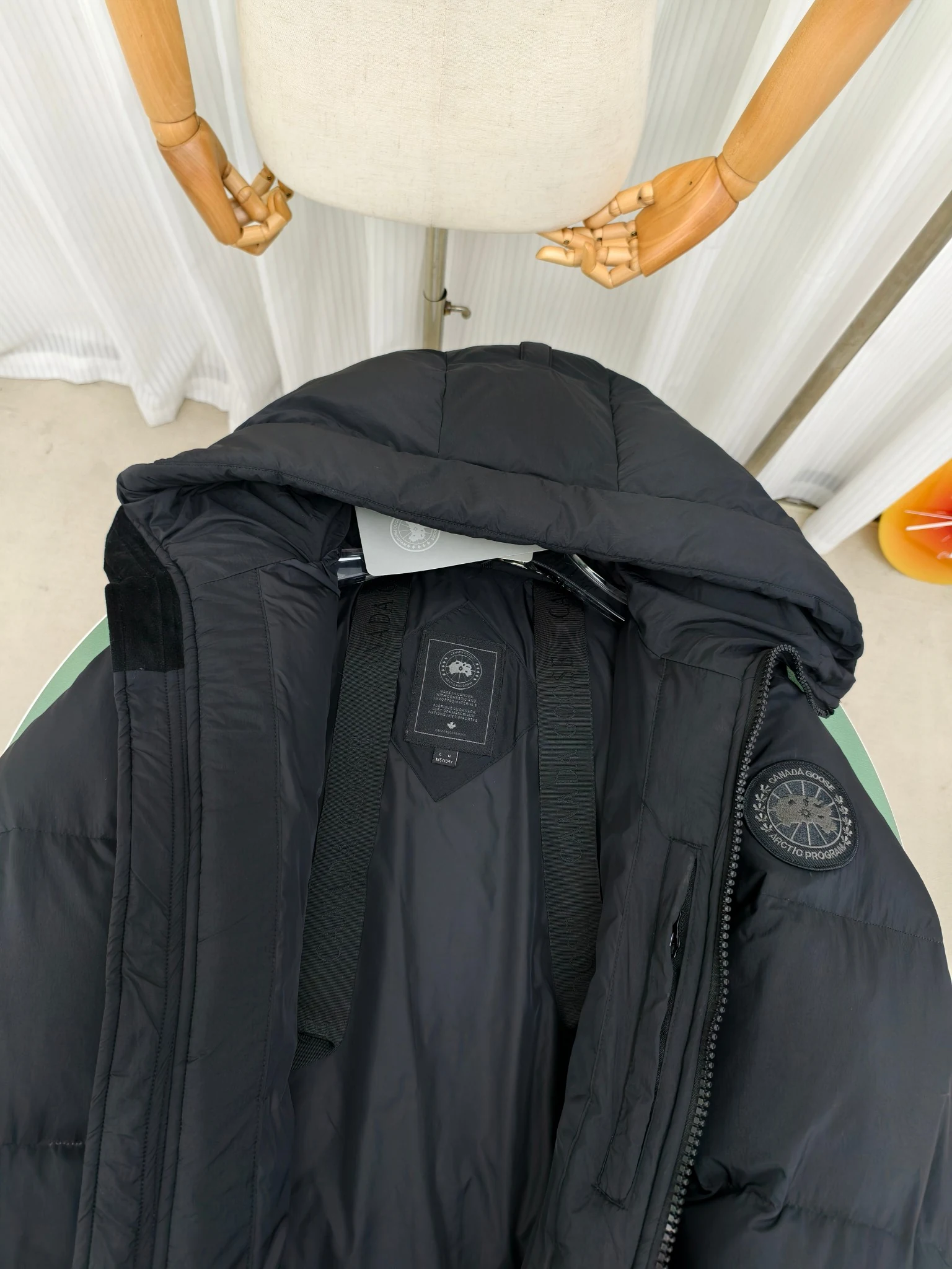 Canada Goose Zip Puffer Jacket - Style 227 - Canada Goose puffer jacket real photo 7