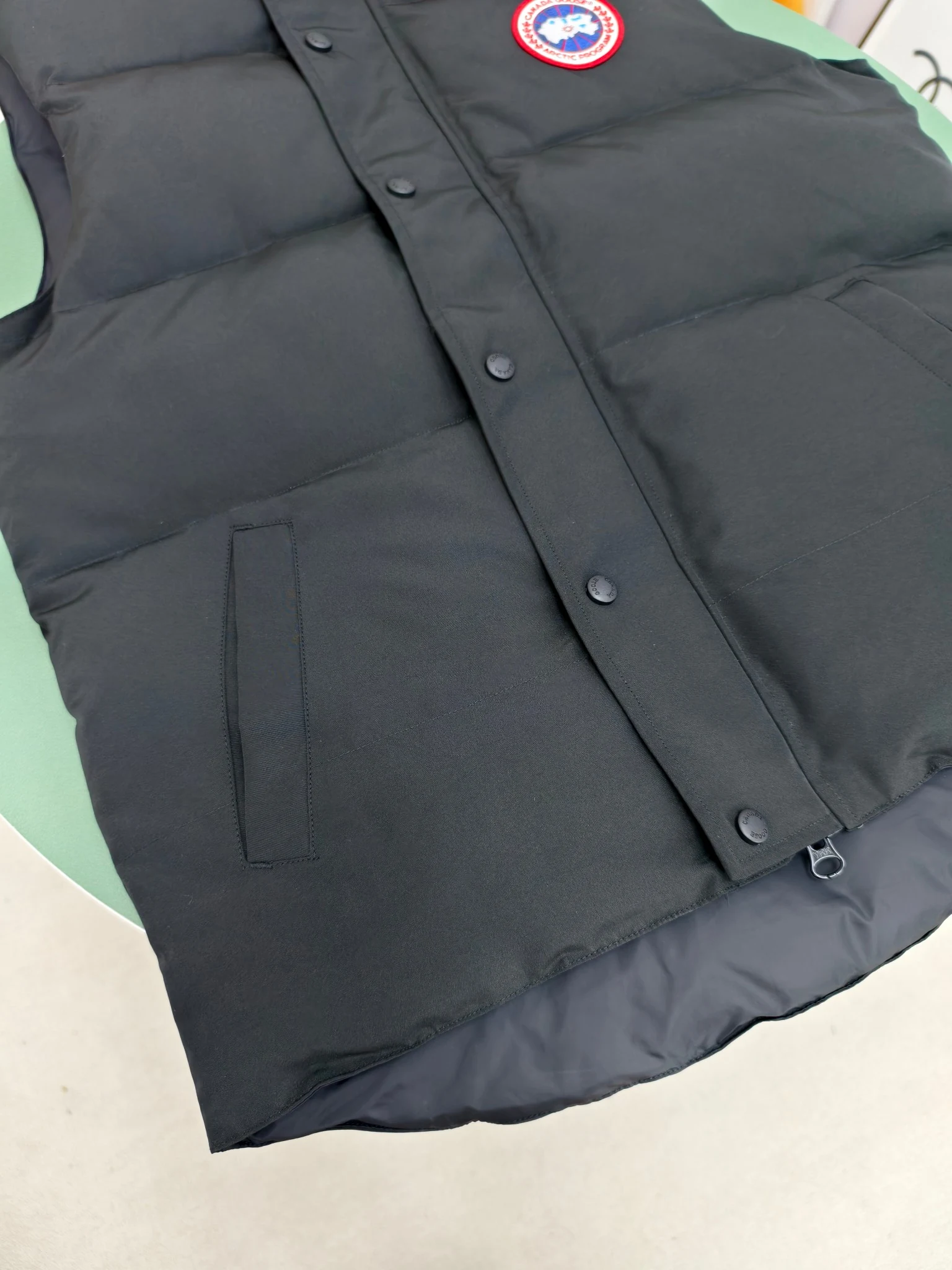 Canada Goose Zip Puffer Jacket - Style 228 - Canada Goose puffer jacket real photo 3