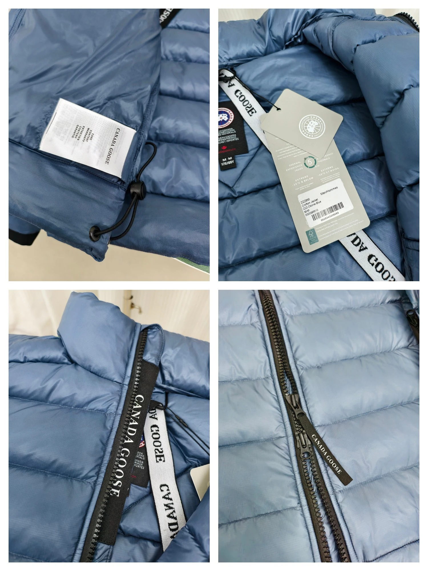 Canada Goose Zip Puffer Jacket - Style 239 - Canada Goose puffer jacket real photo 9