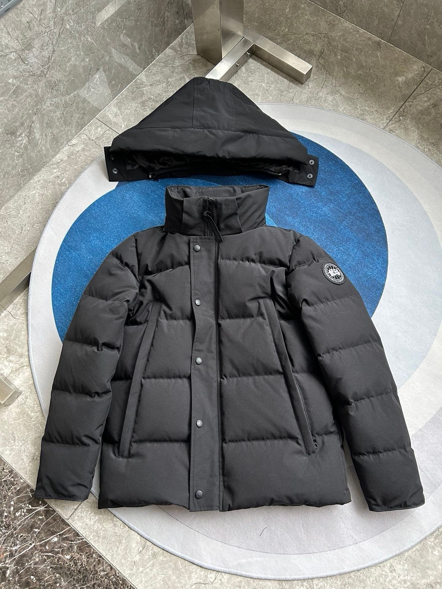 Canada Goose Zip Puffer Jacket - Style 240 - Canada Goose puffer jacket real photo 4