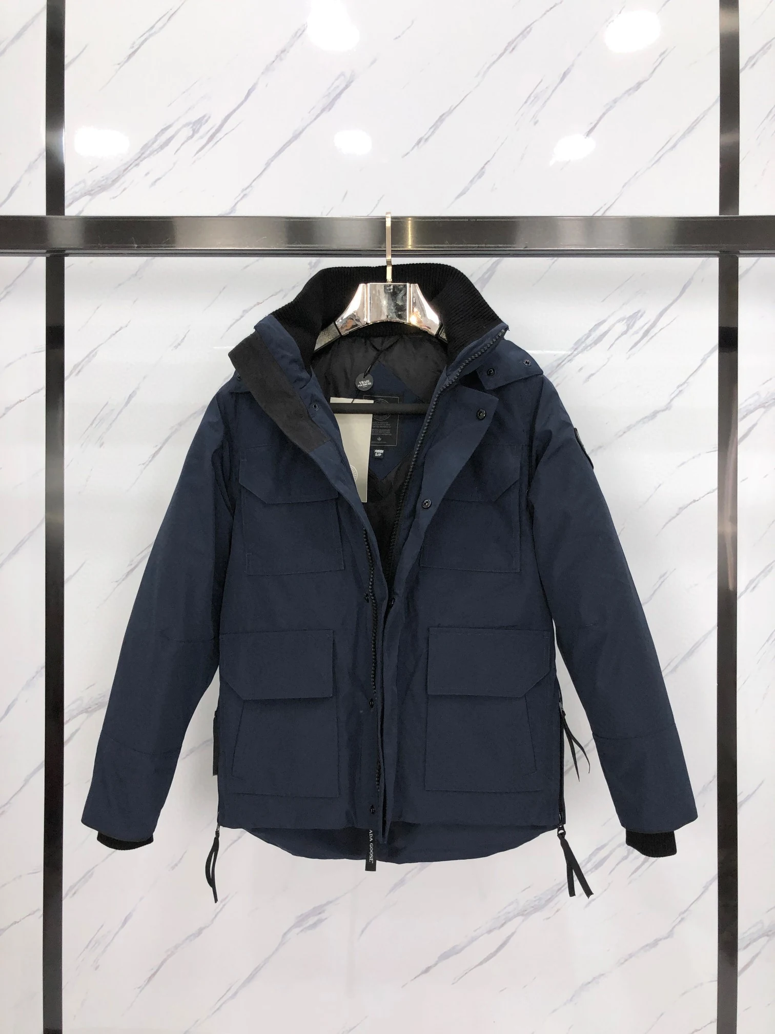 Canada Goose Zip Puffer Jacket - Style 241 - Canada Goose puffer jacket real photo 4