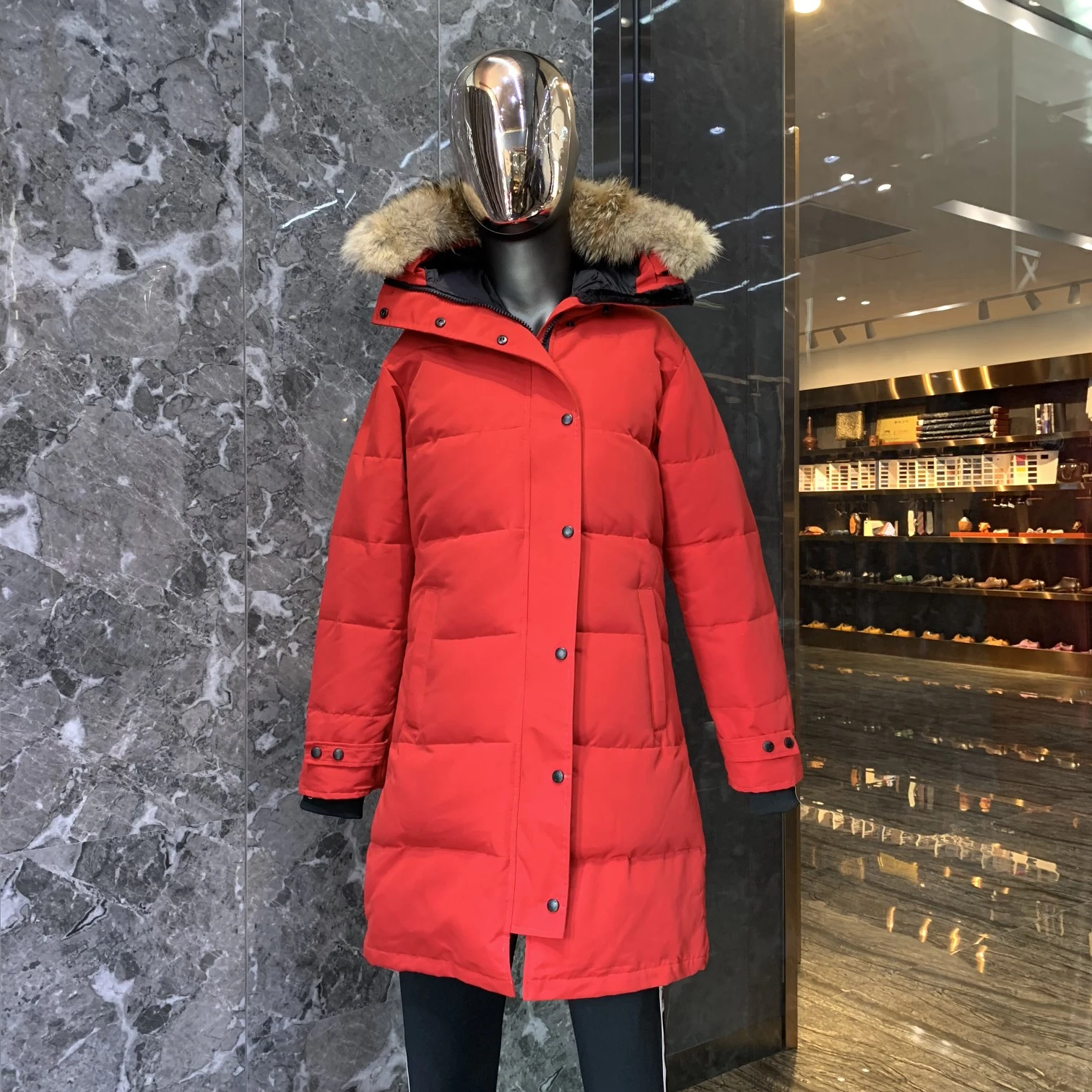 Canada Goose Zip Puffer Jacket - Style 242 - Canada Goose puffer jacket real photo 2