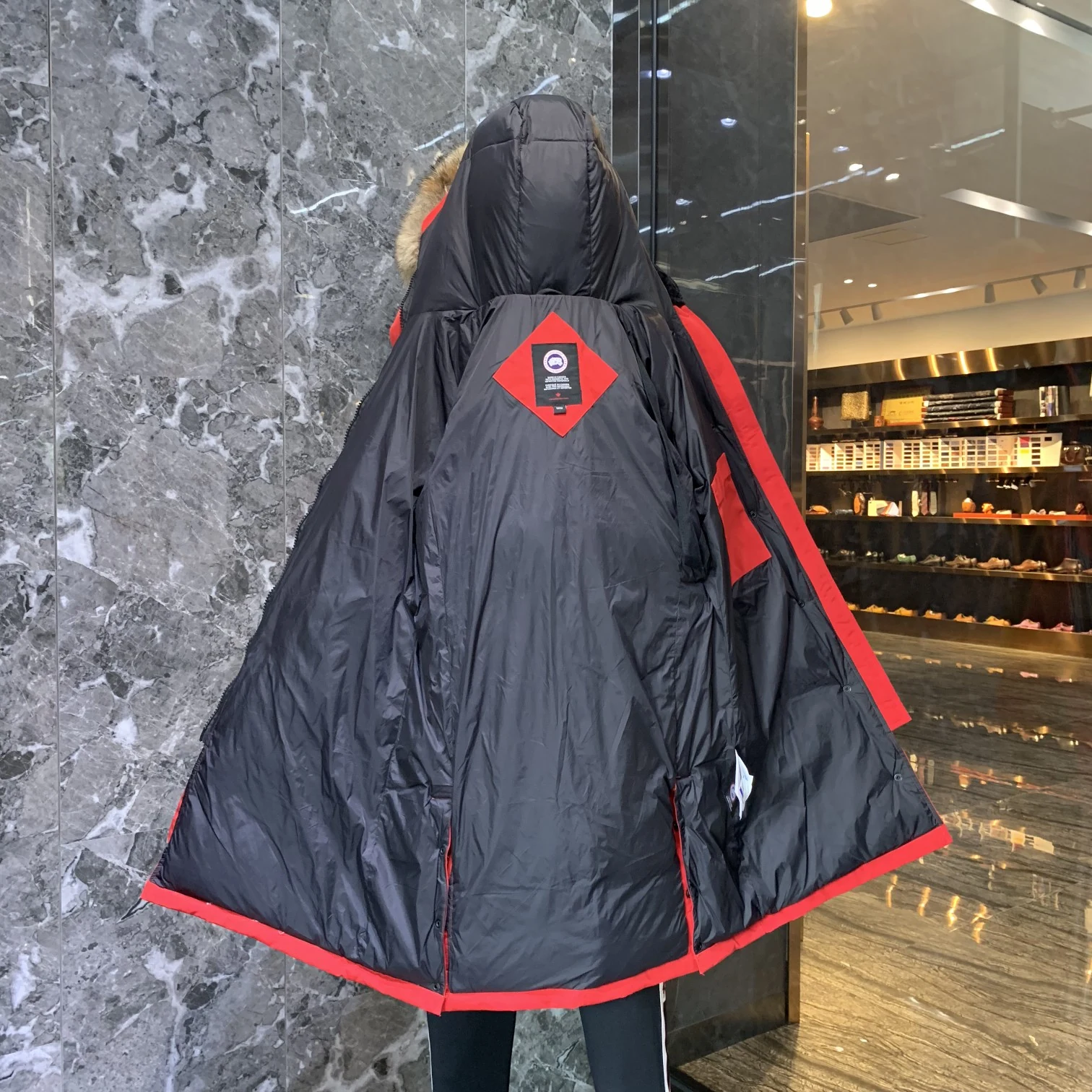 Canada Goose Zip Puffer Jacket - Style 242 - Canada Goose puffer jacket real photo 7