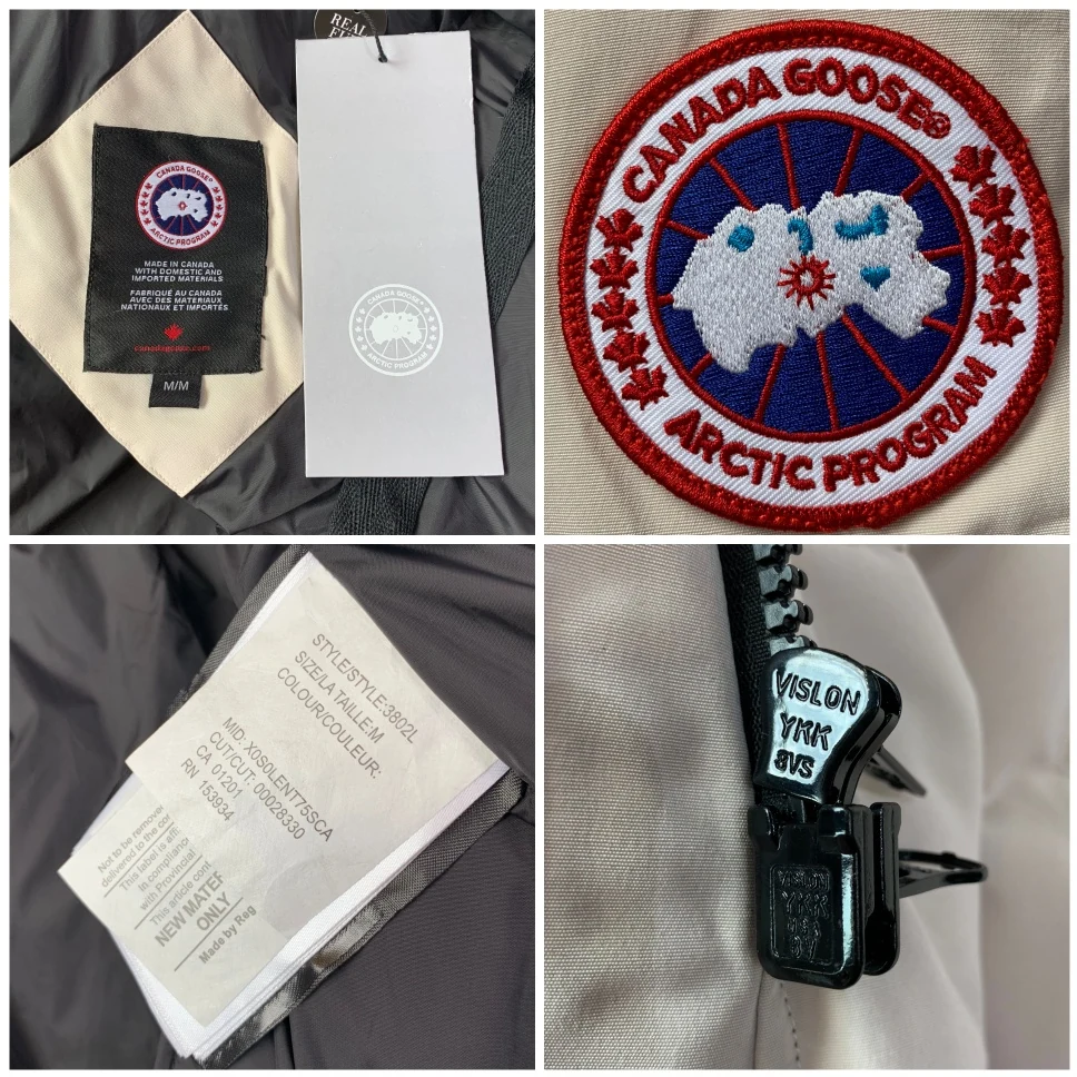 Canada Goose Zip Puffer Jacket - Style 242 - Canada Goose puffer jacket real photo 8