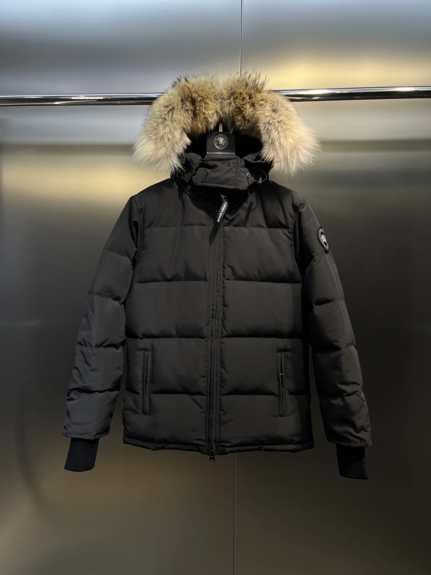 Canada Goose Zip Puffer Jacket - Style 243 - Canada Goose puffer jacket real photo 1